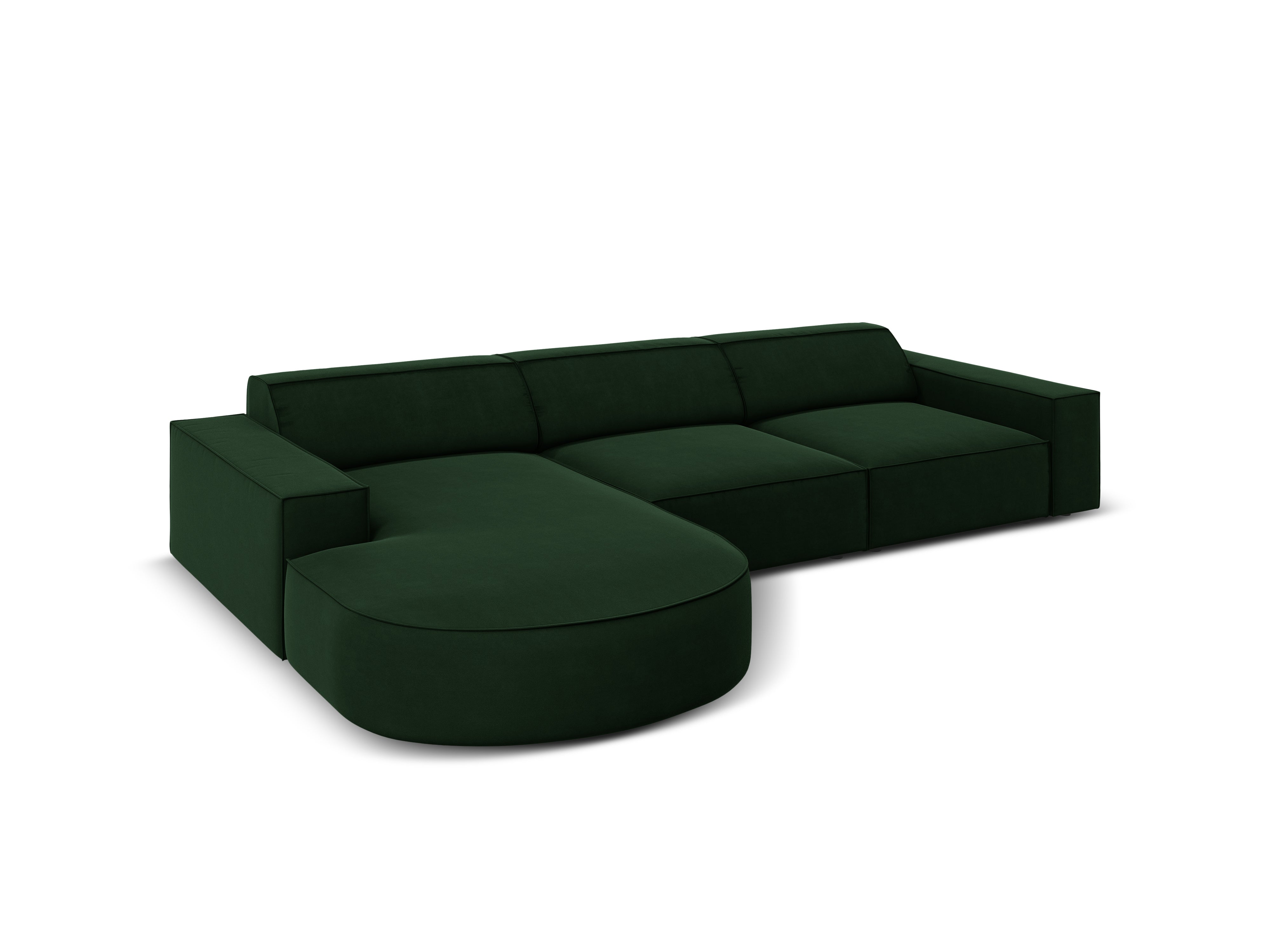 Ecksofa Jodie 284x166cm, Material: Samt