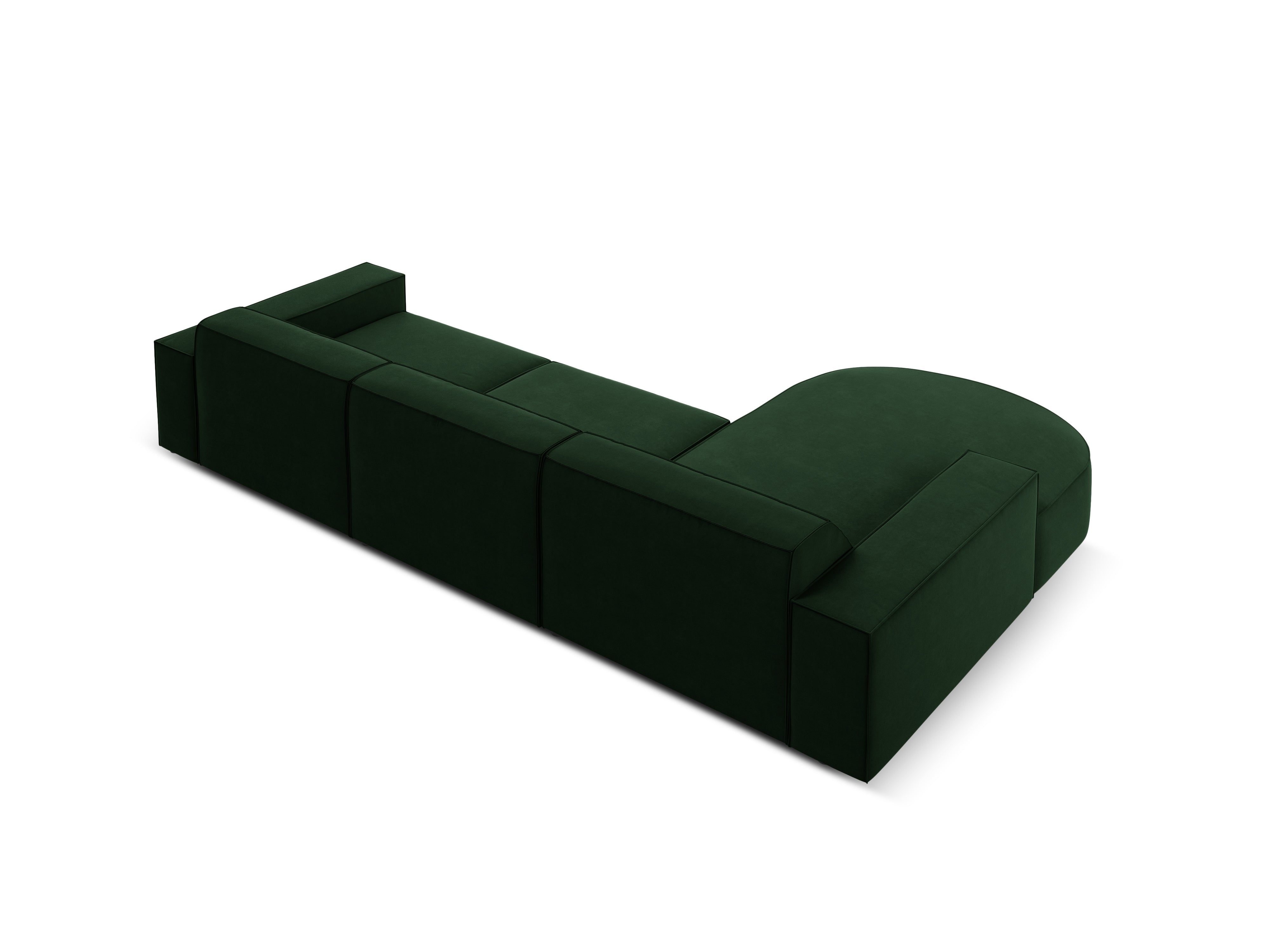 Ecksofa Jodie 284x166cm, Material: Samt