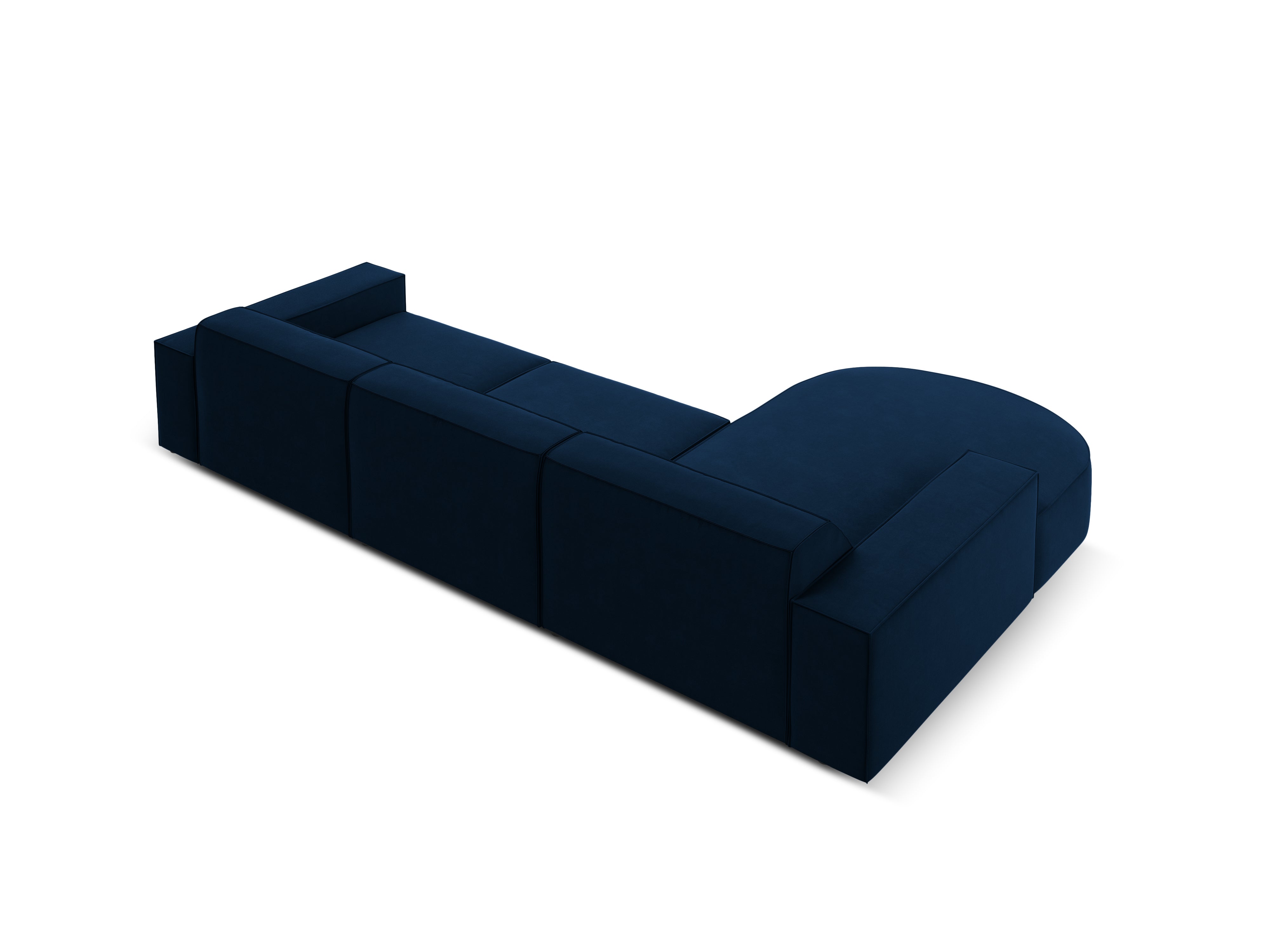 Ecksofa Jodie 284x166cm, Material: Samt