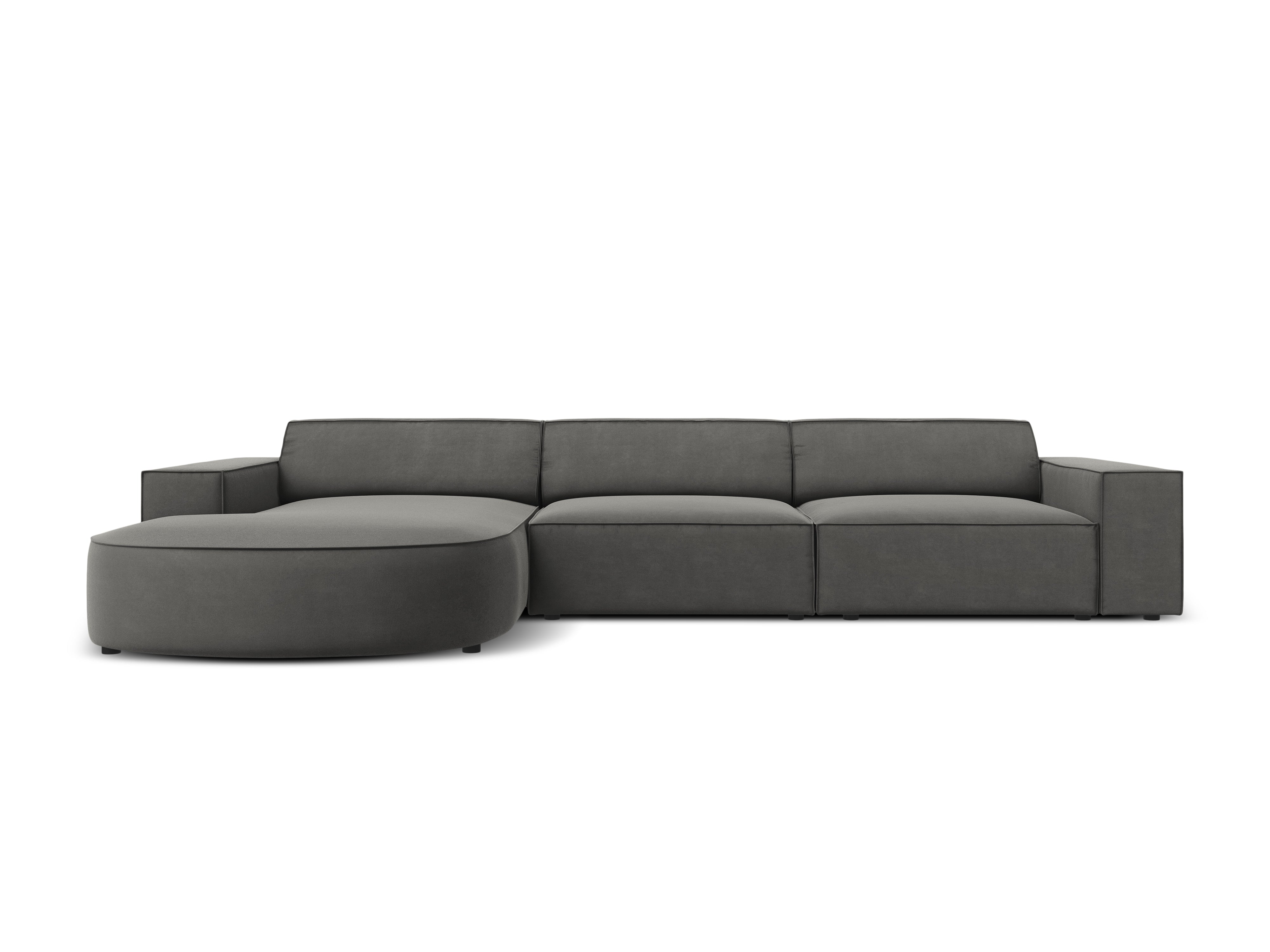 Ecksofa Jodie 284x166cm, Material: Samt