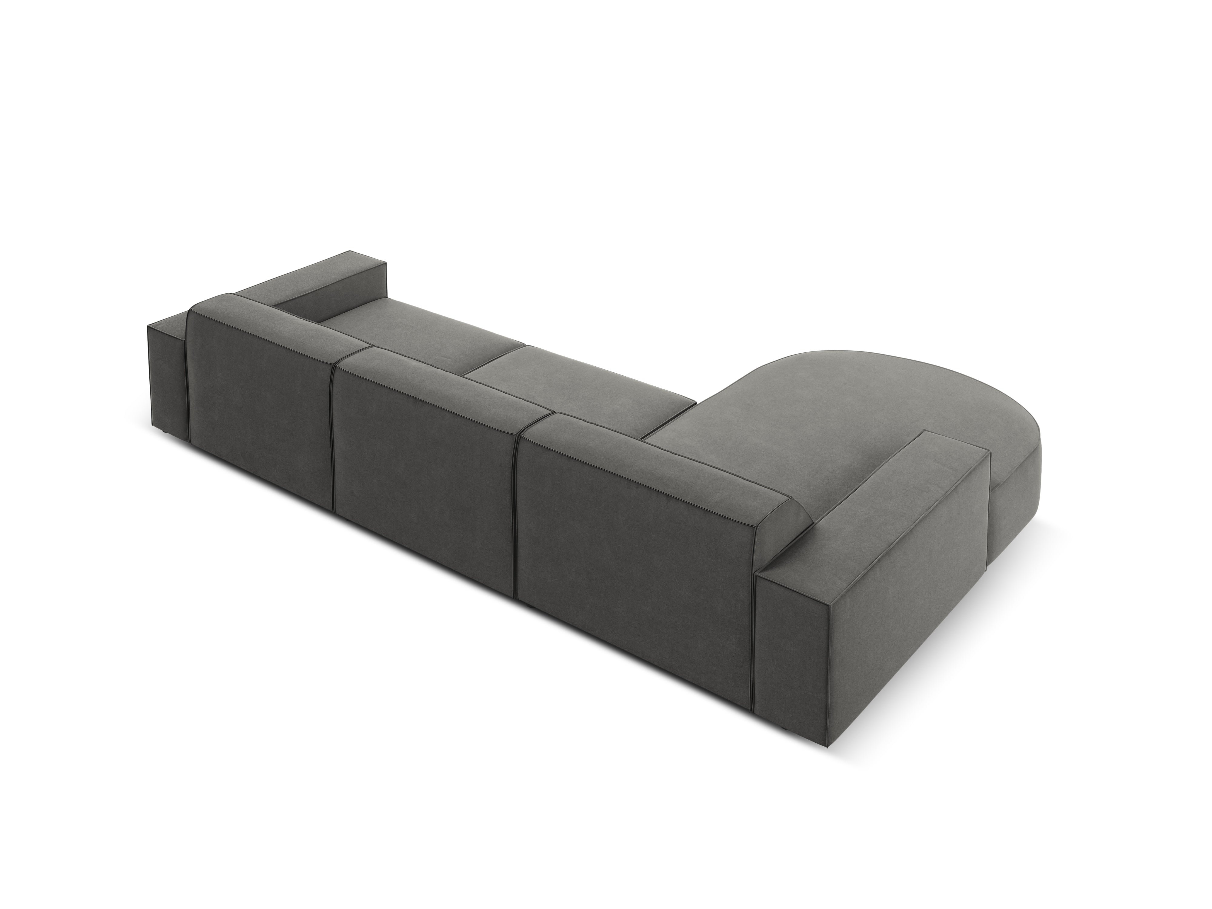 Ecksofa Jodie 284x166cm, Material: Samt