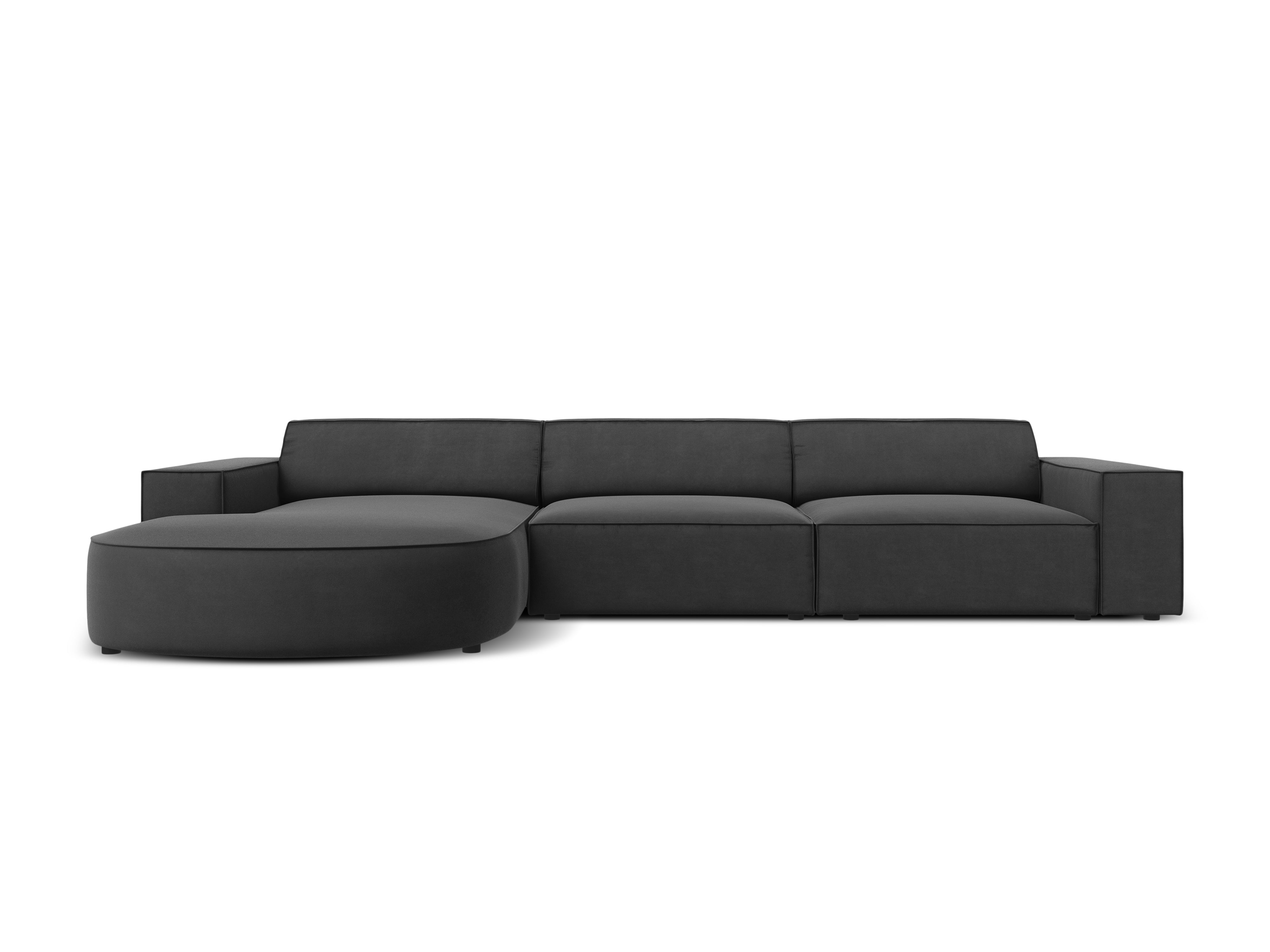 Ecksofa Jodie 284x166cm, Material: Samt