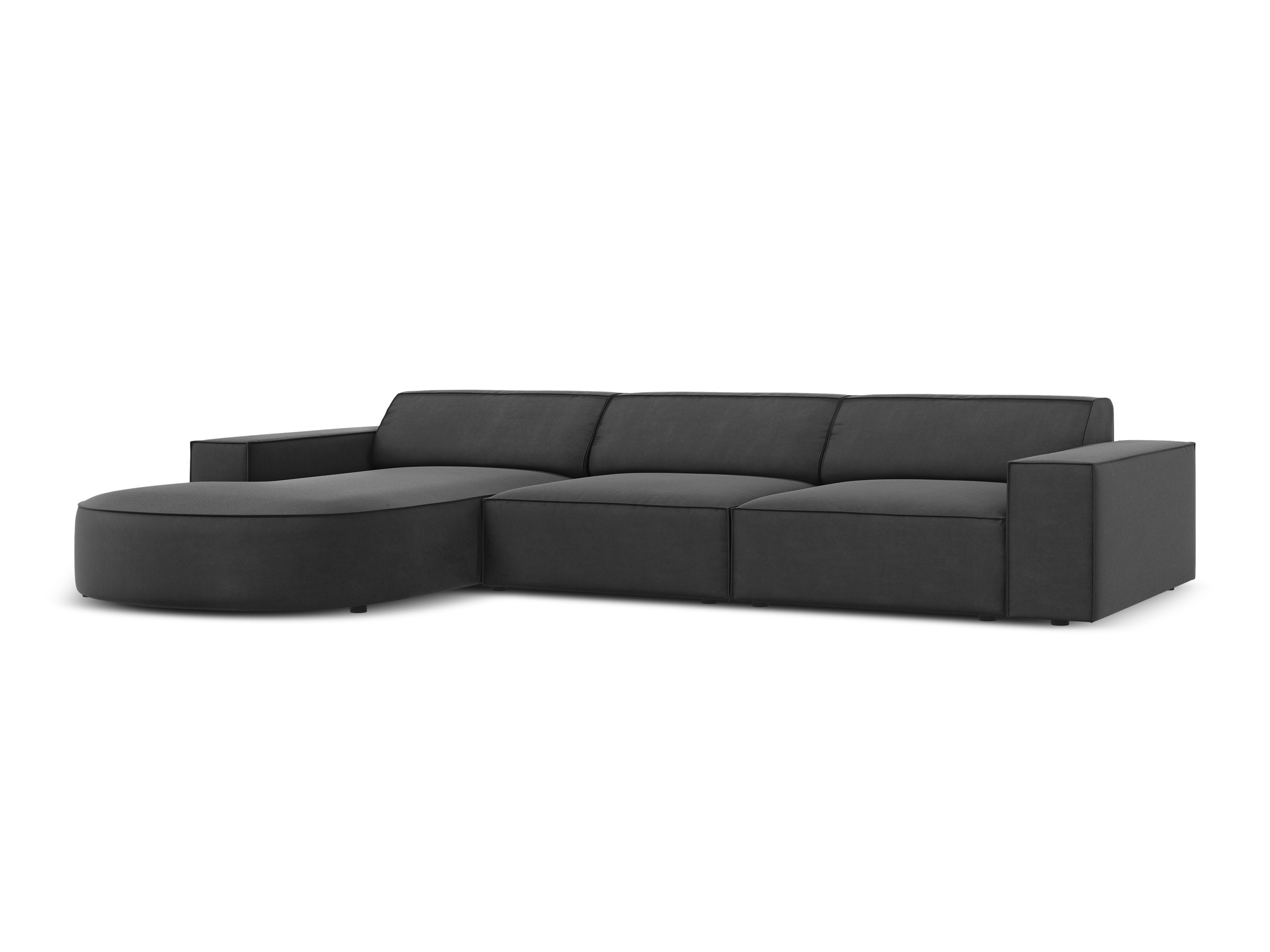 Ecksofa Jodie 284x166cm, Material: Samt