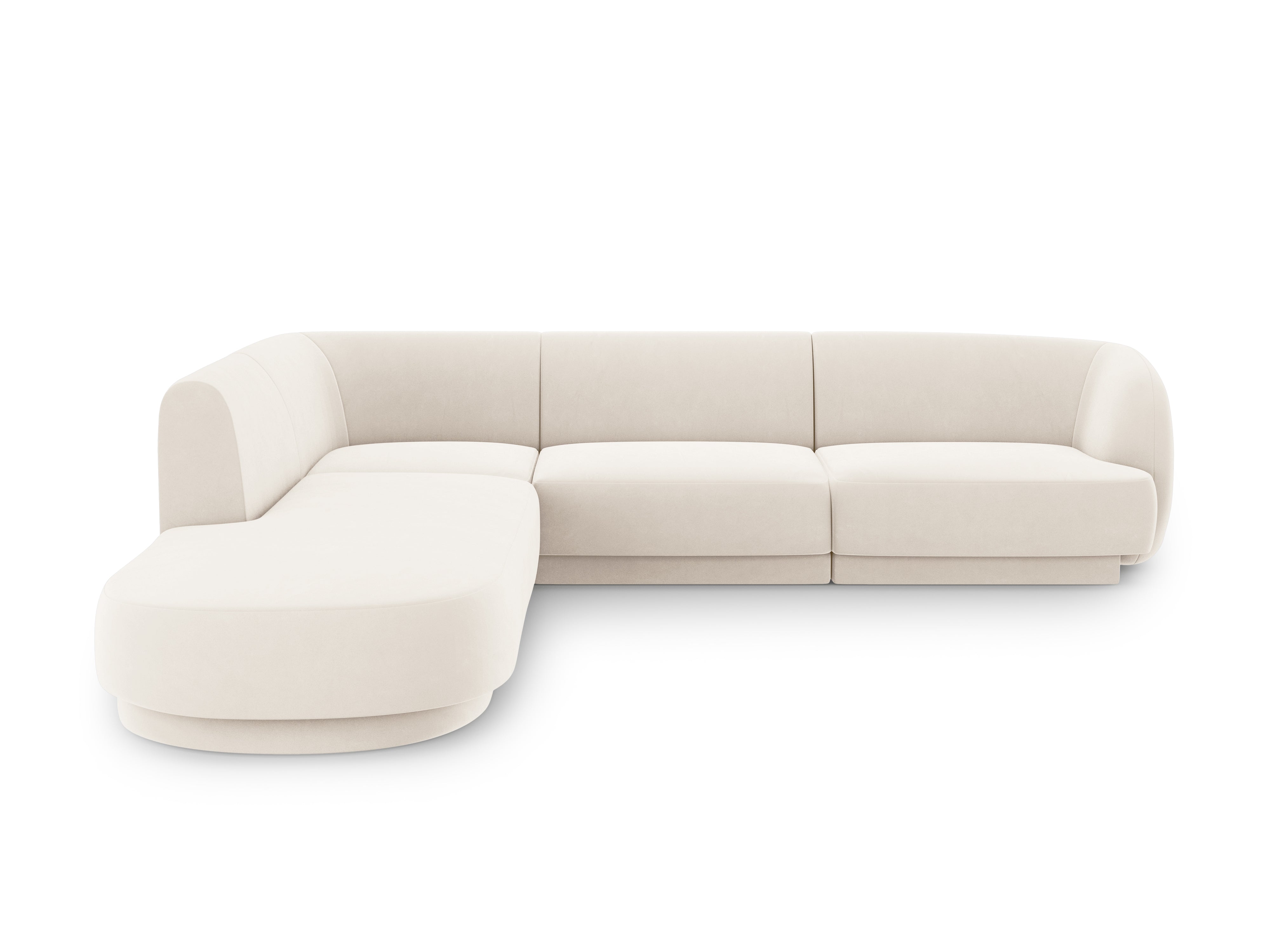 Ecksofa Miley 255x248cm, Material: Samt
