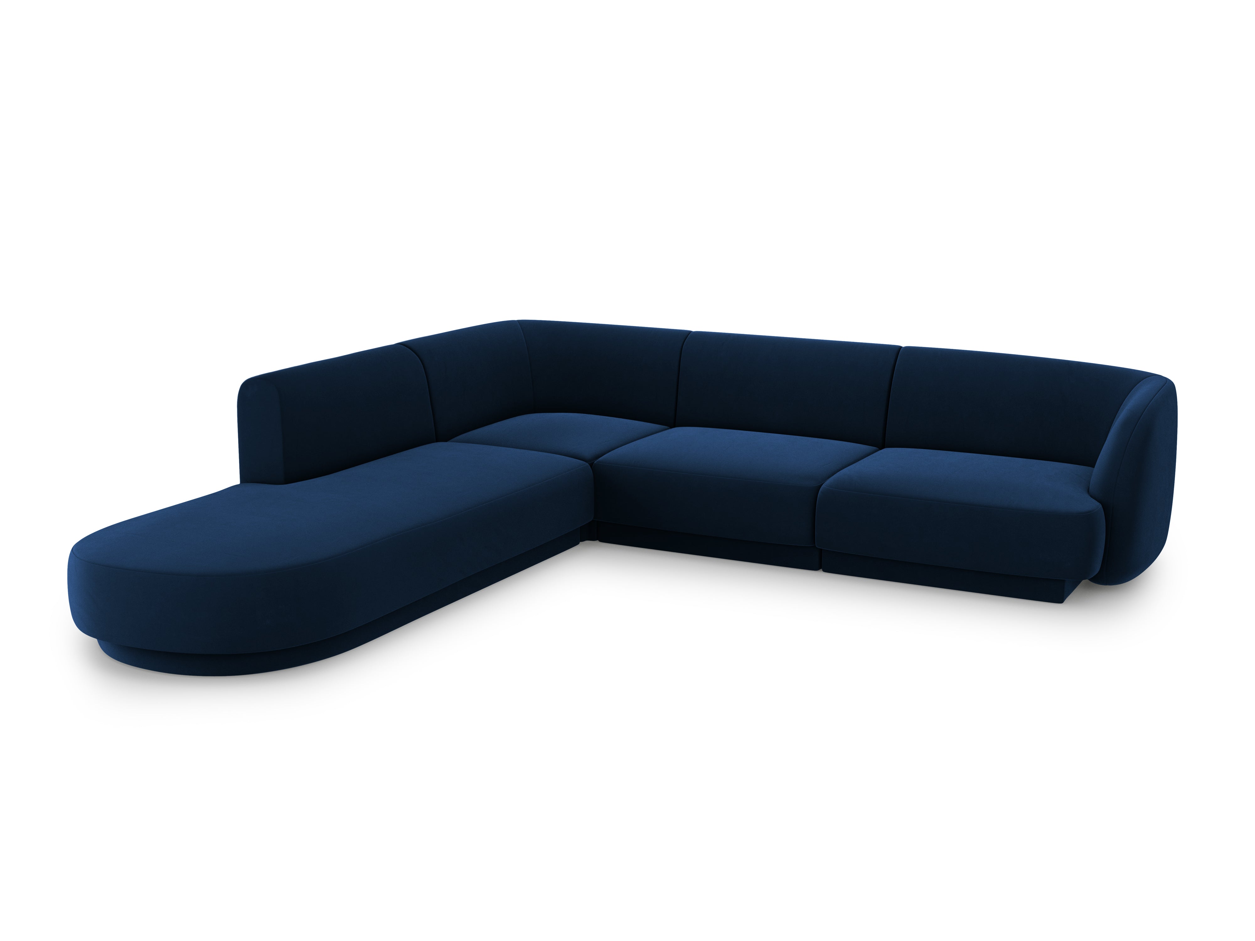 Ecksofa Miley 255x248cm, Material: Samt