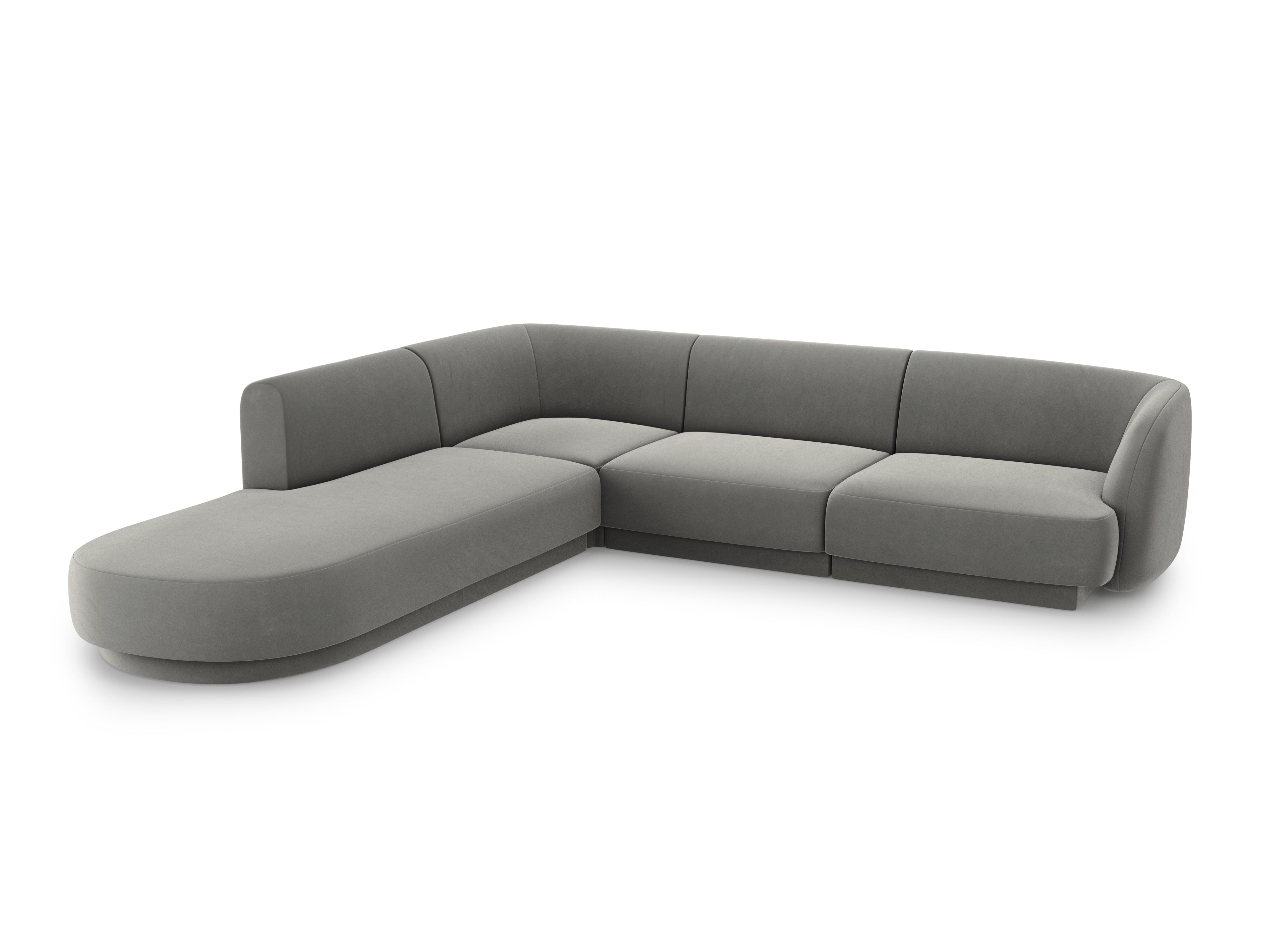 Ecksofa Miley 255x248cm, Material: Samt