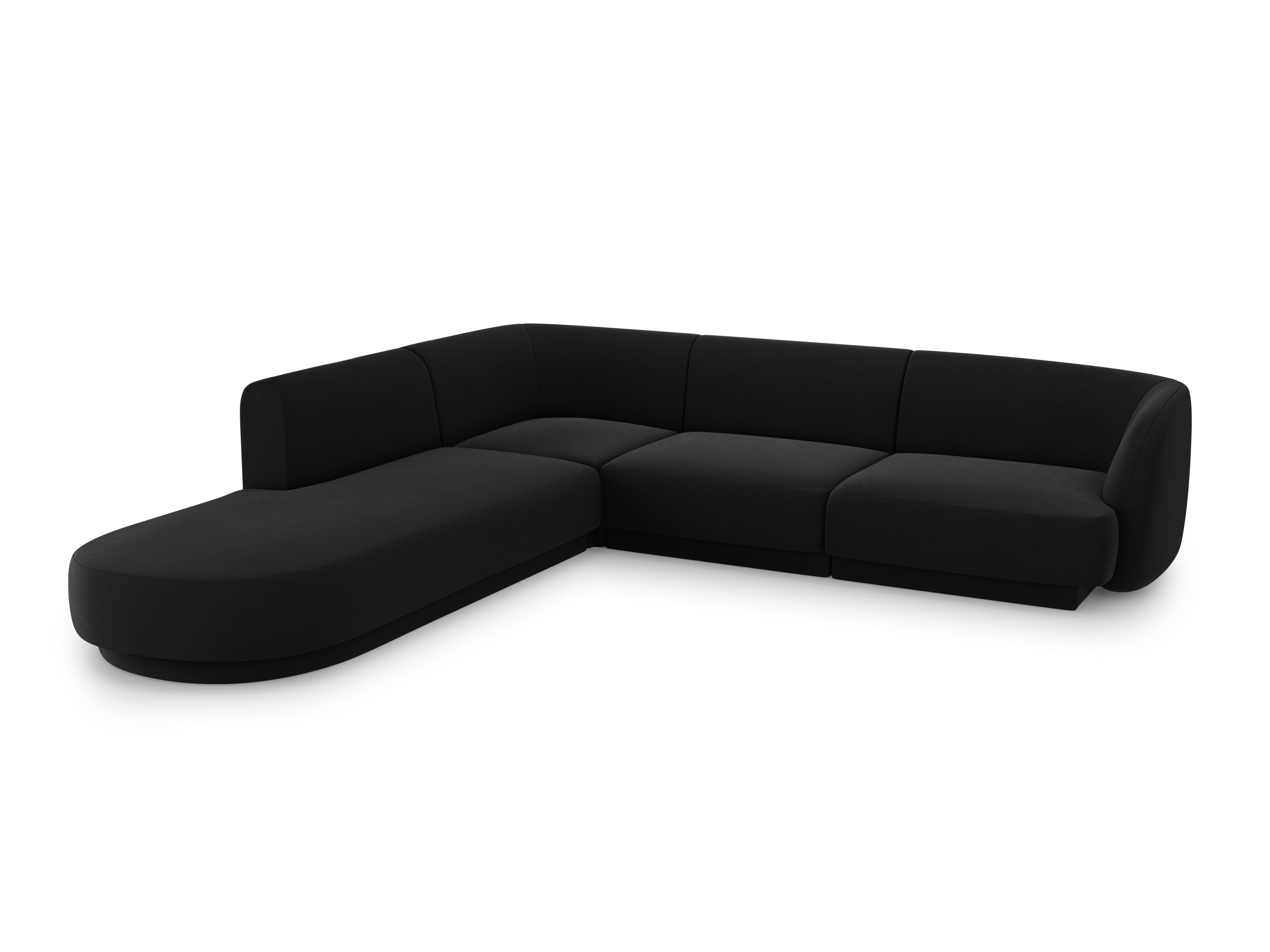 Ecksofa Miley 255x248cm, Material: Samt