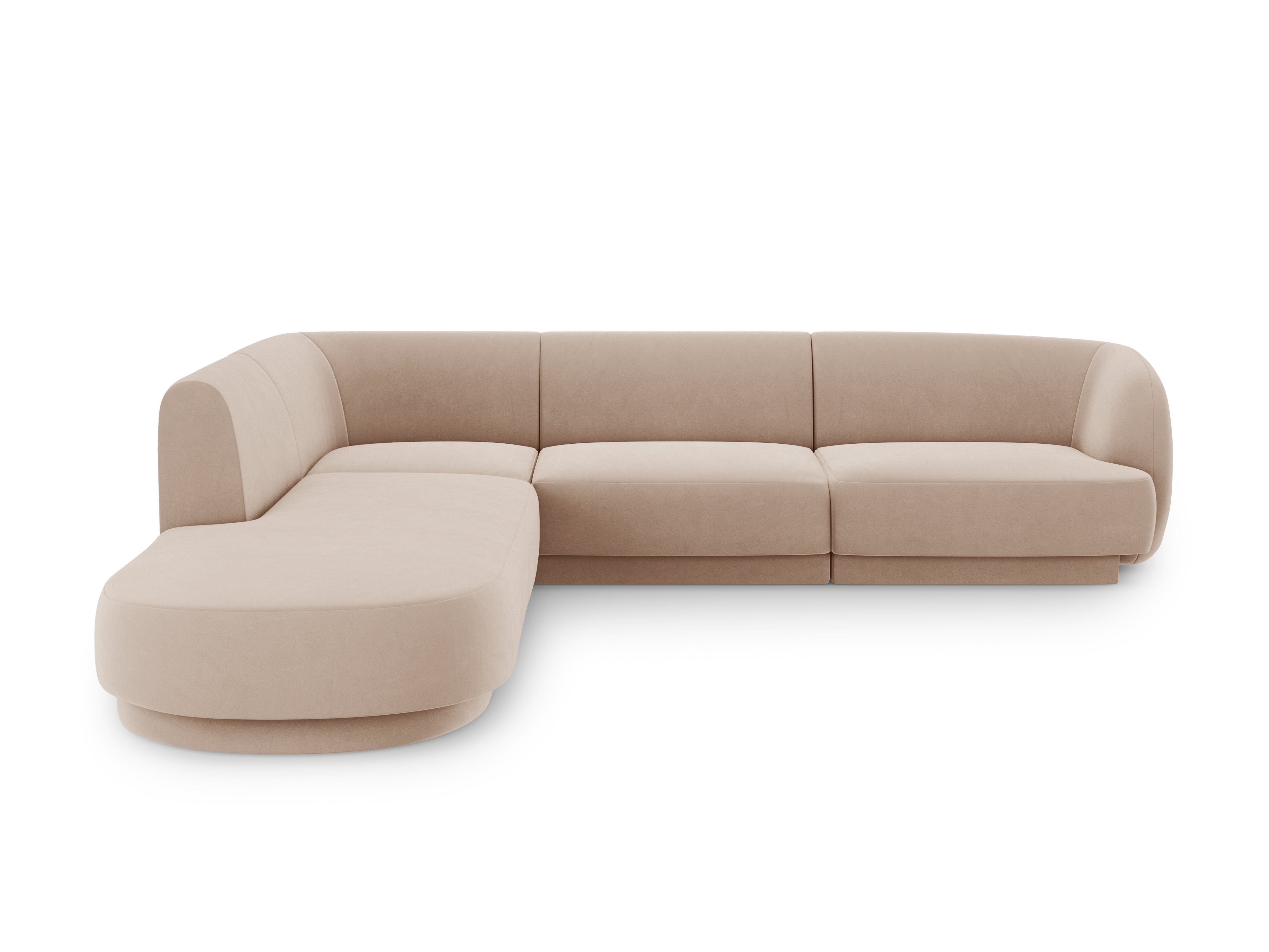 Ecksofa Miley 255x248cm, Material: Samt