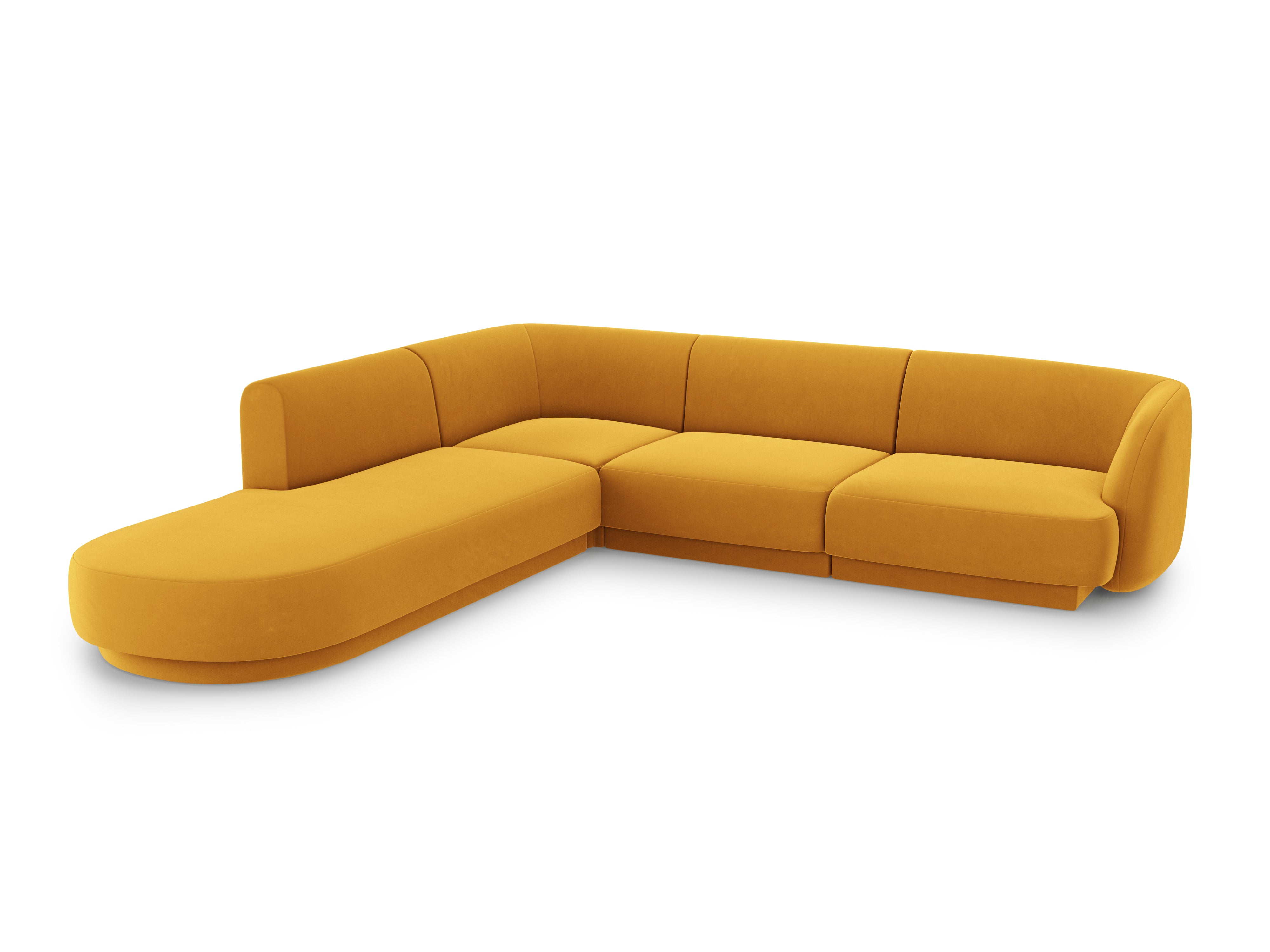 Ecksofa Miley 255x248cm, Material: Samt