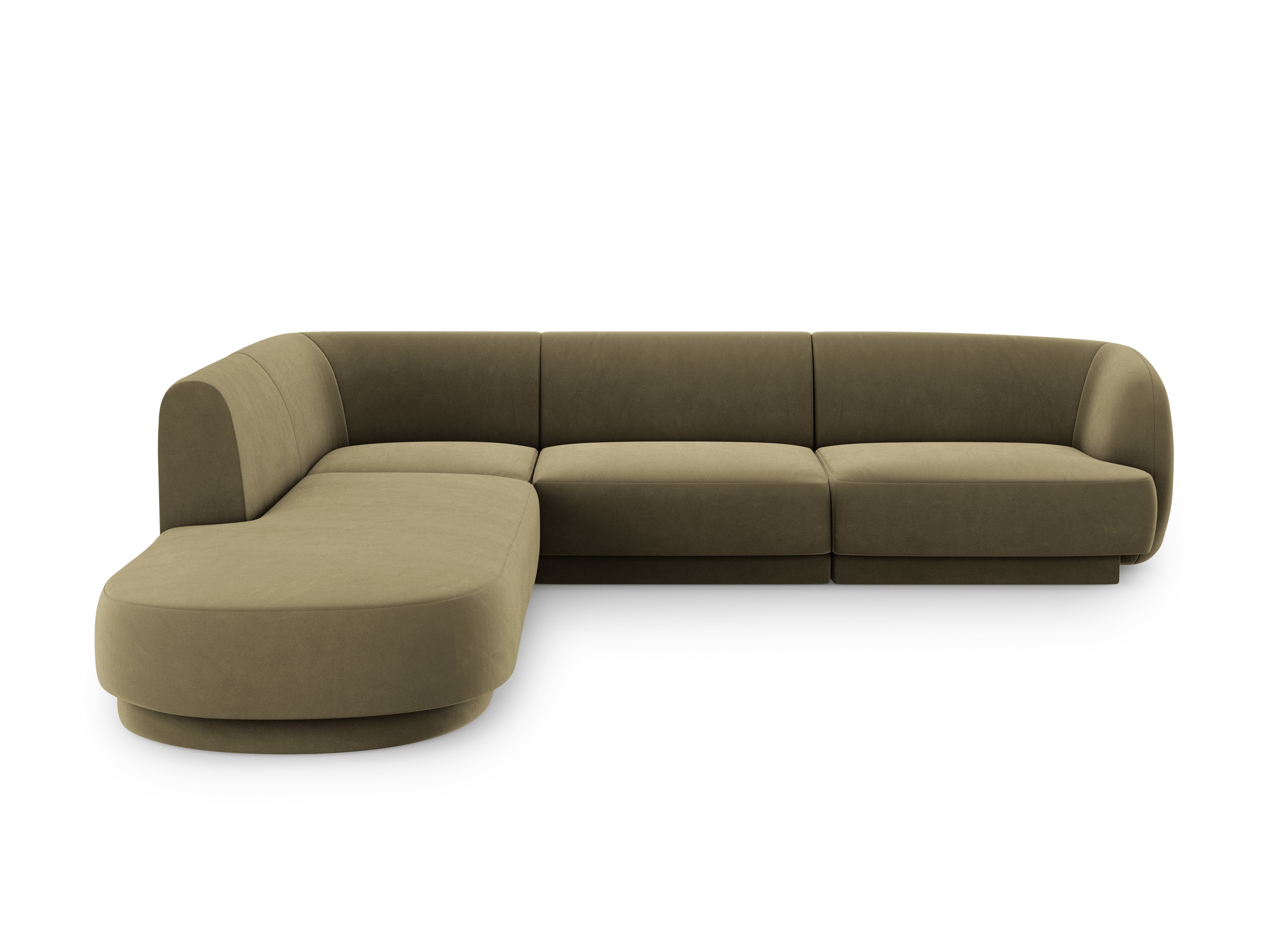 Ecksofa Miley 255x248cm, Material: Samt