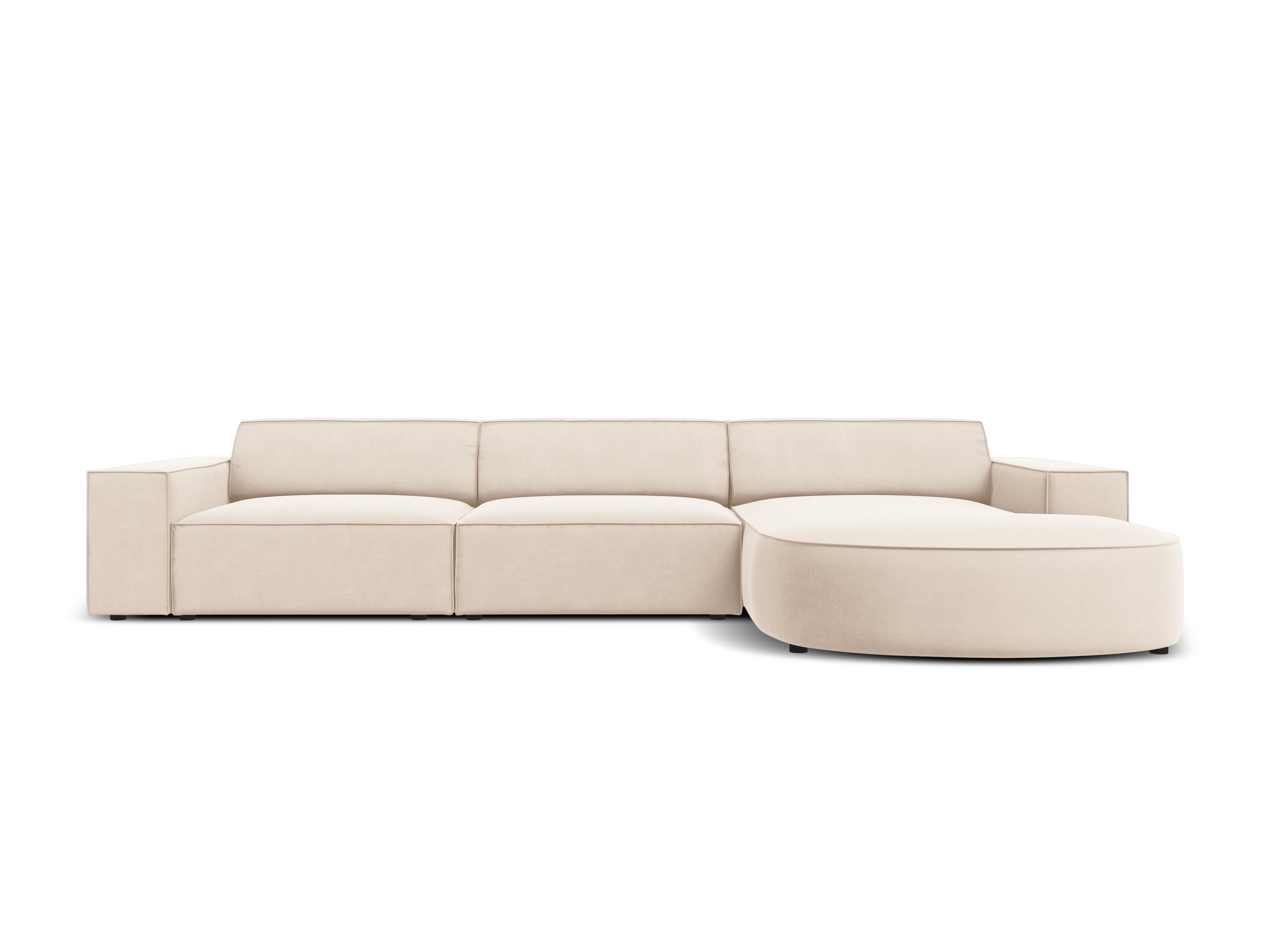 Ecksofa Jodie 284x166cm, Material: Samt