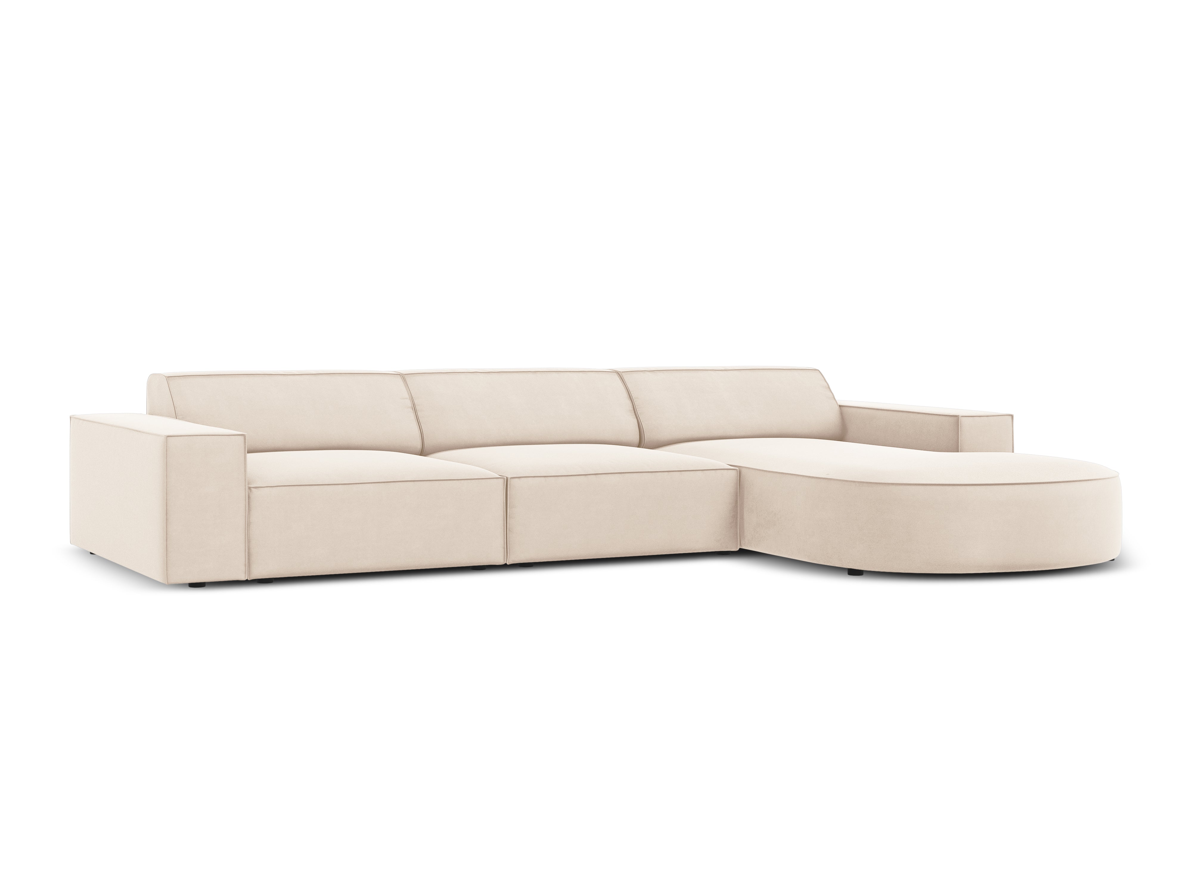 Ecksofa Jodie 284x166cm, Material: Samt