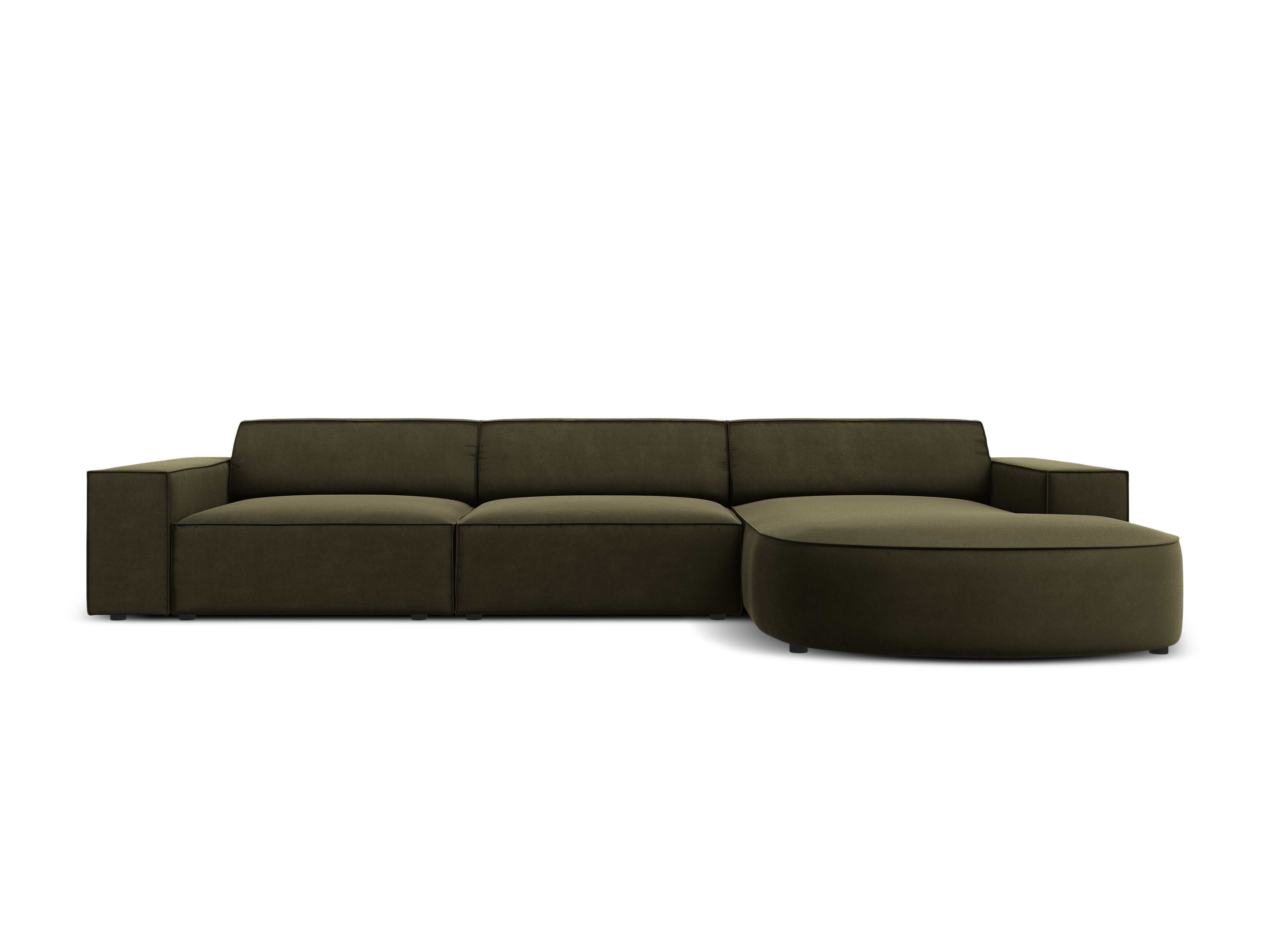 Ecksofa Jodie 284x166cm, Material: Samt