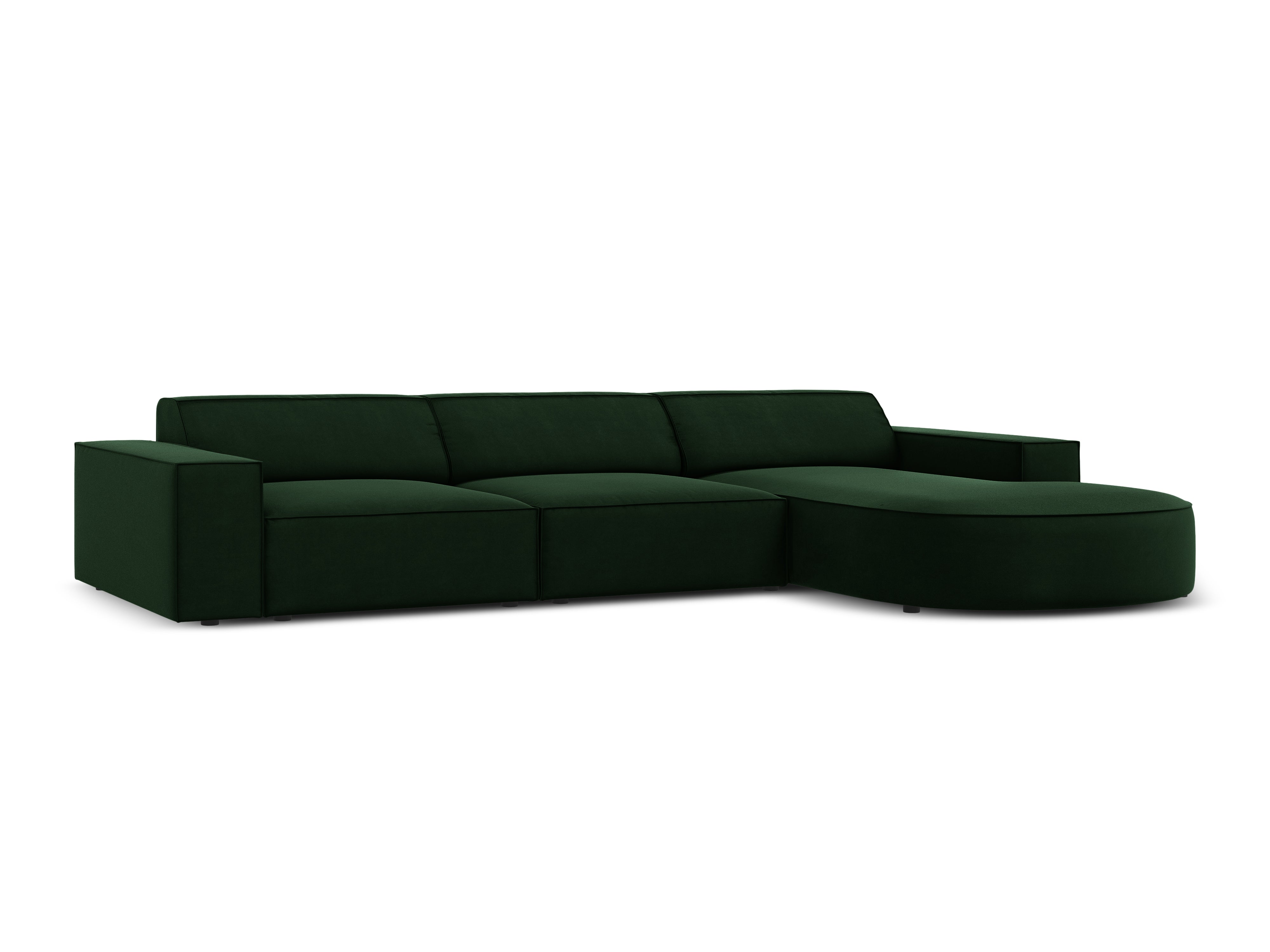 Ecksofa Jodie 284x166cm, Material: Samt