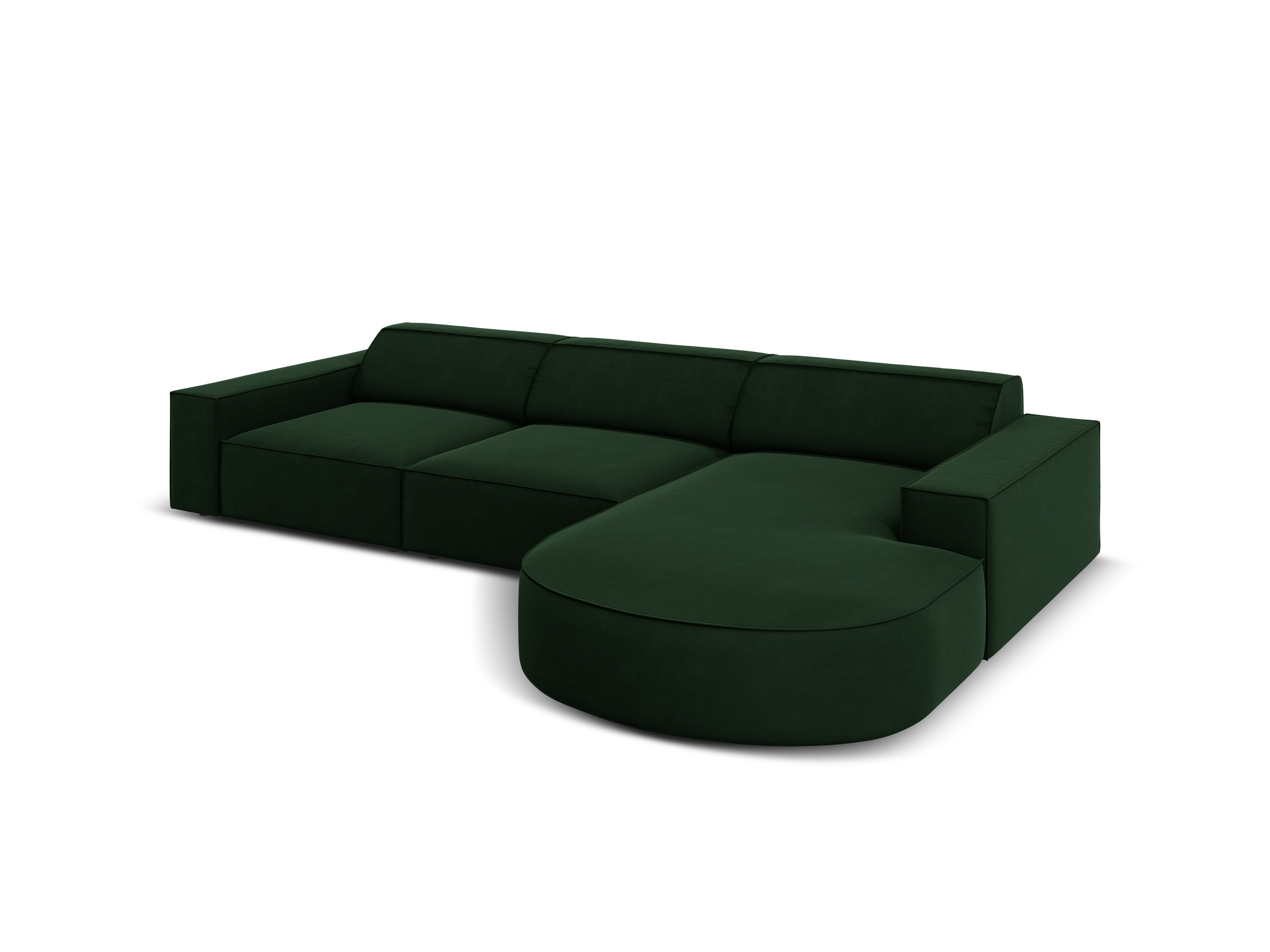 Ecksofa Jodie 284x166cm, Material: Samt
