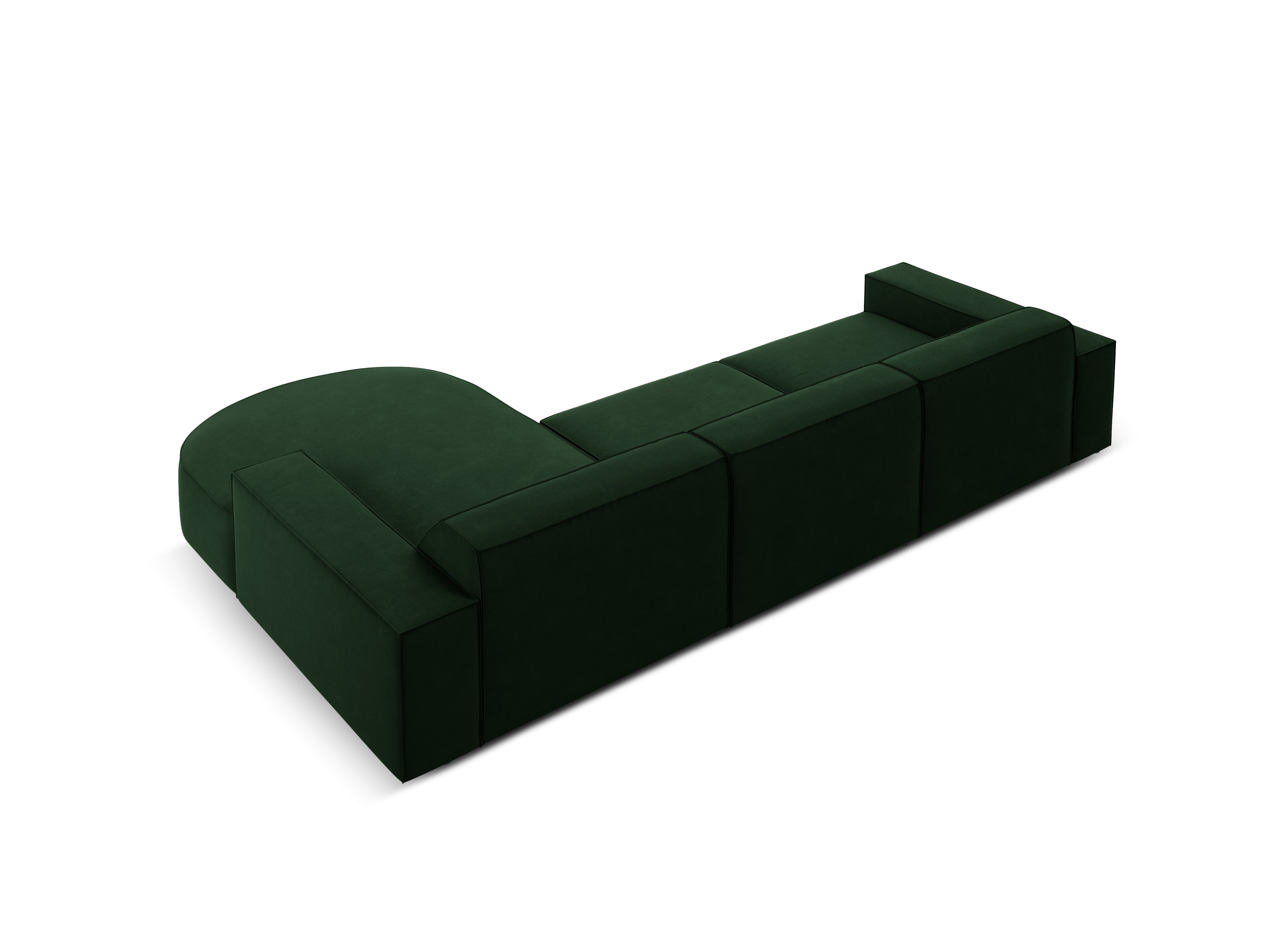 Ecksofa Jodie 284x166cm, Material: Samt