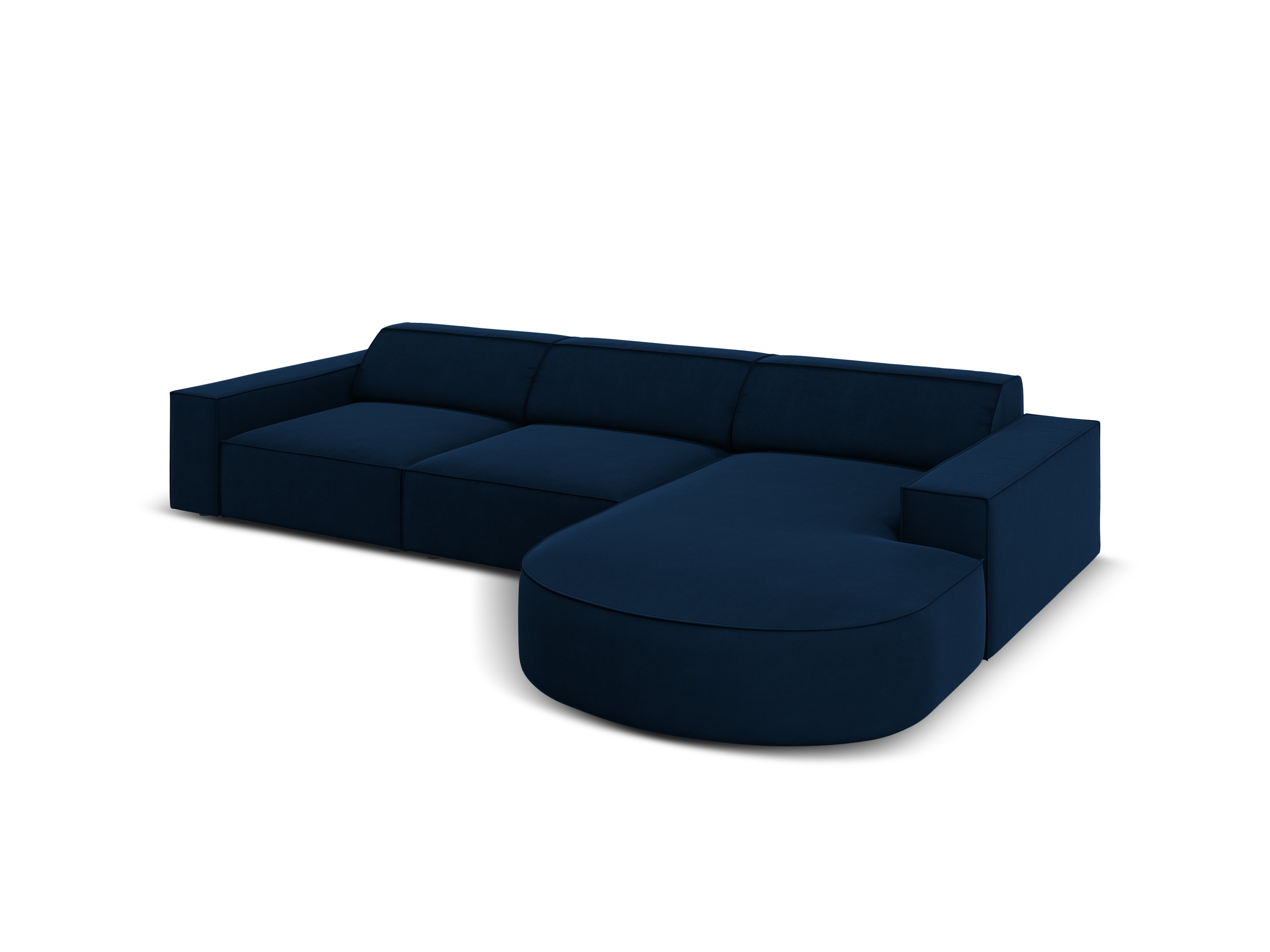Ecksofa Jodie 284x166cm, Material: Samt