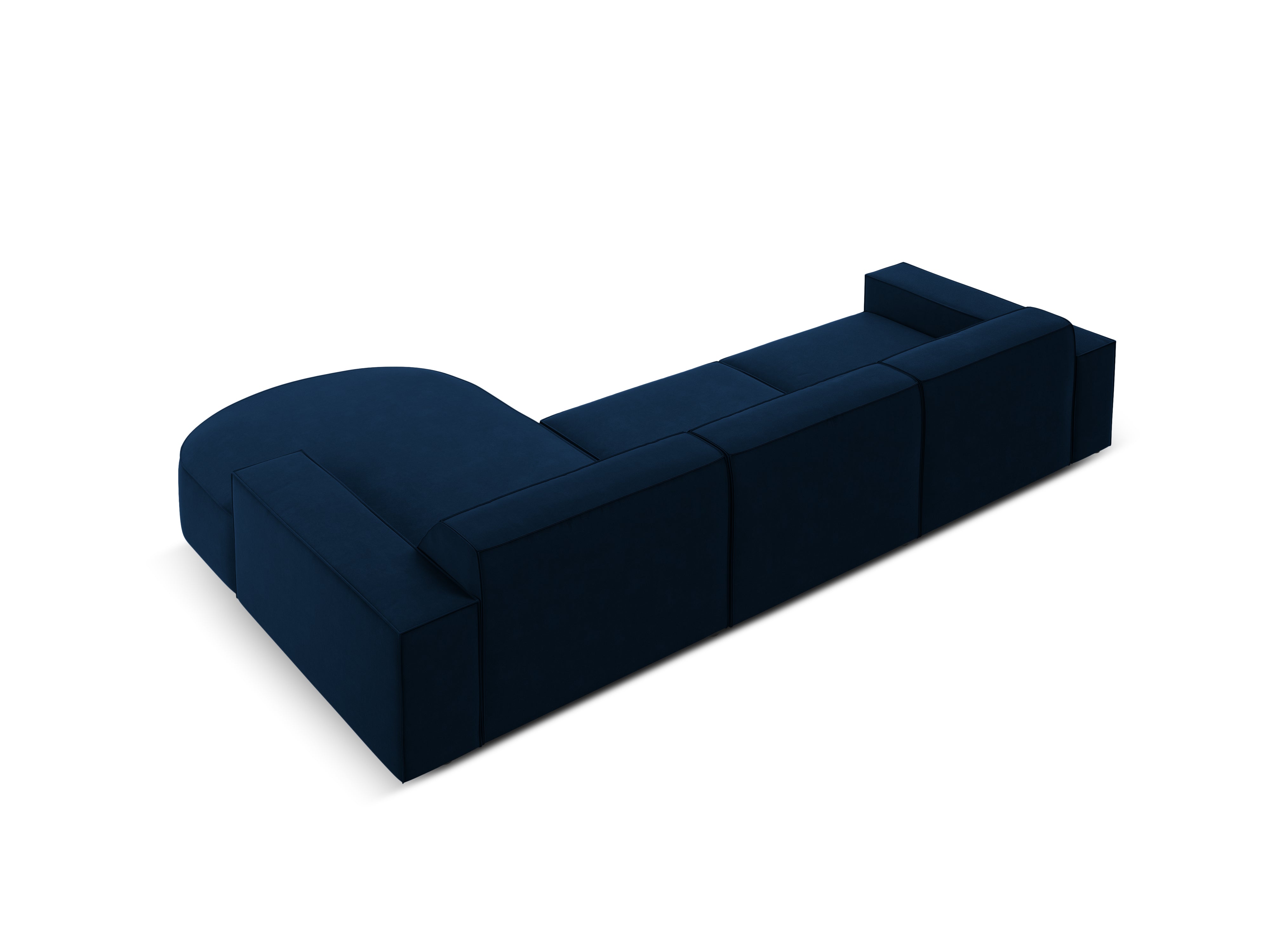 Ecksofa Jodie 284x166cm, Material: Samt