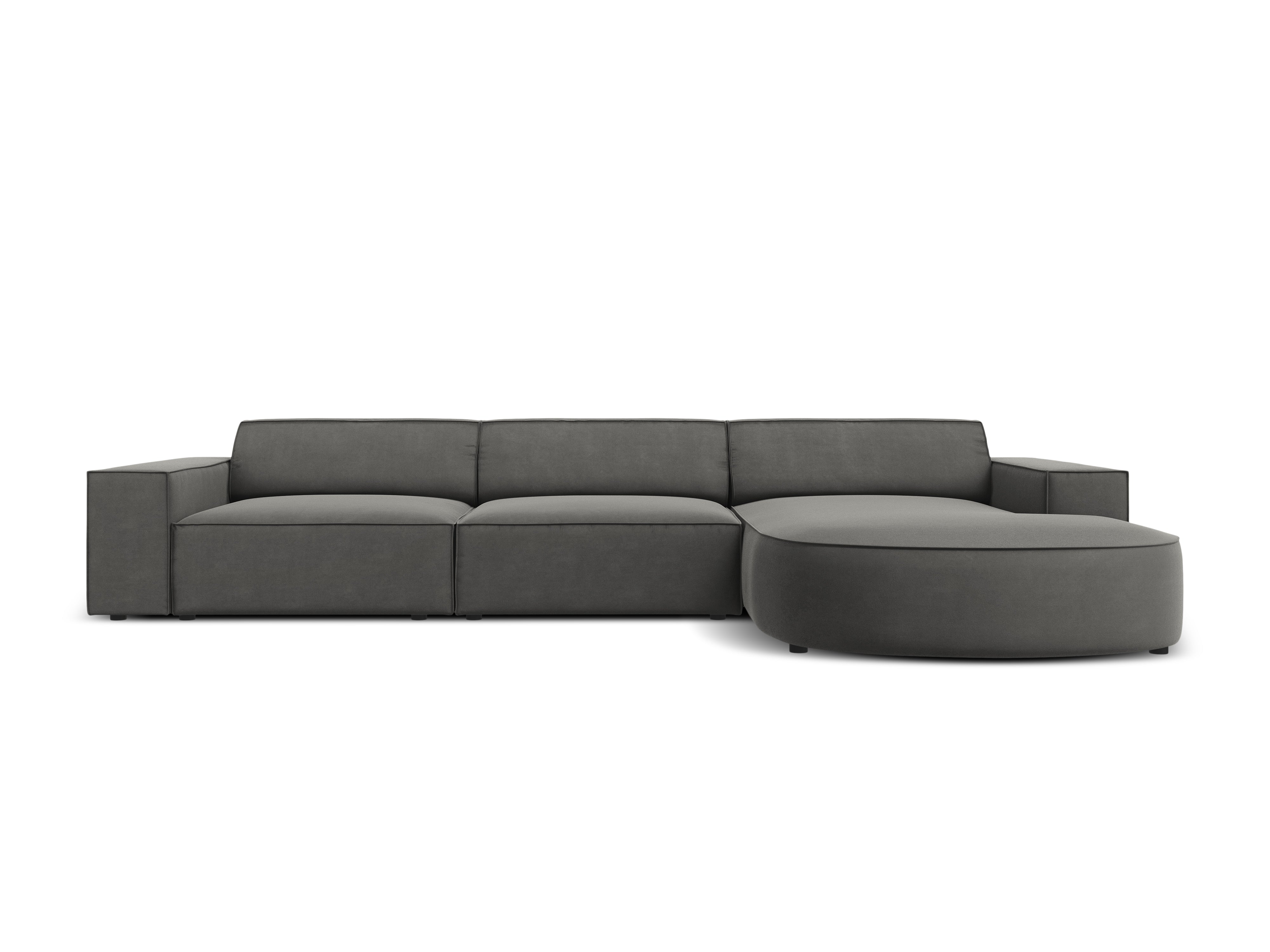 Ecksofa Jodie 284x166cm, Material: Samt