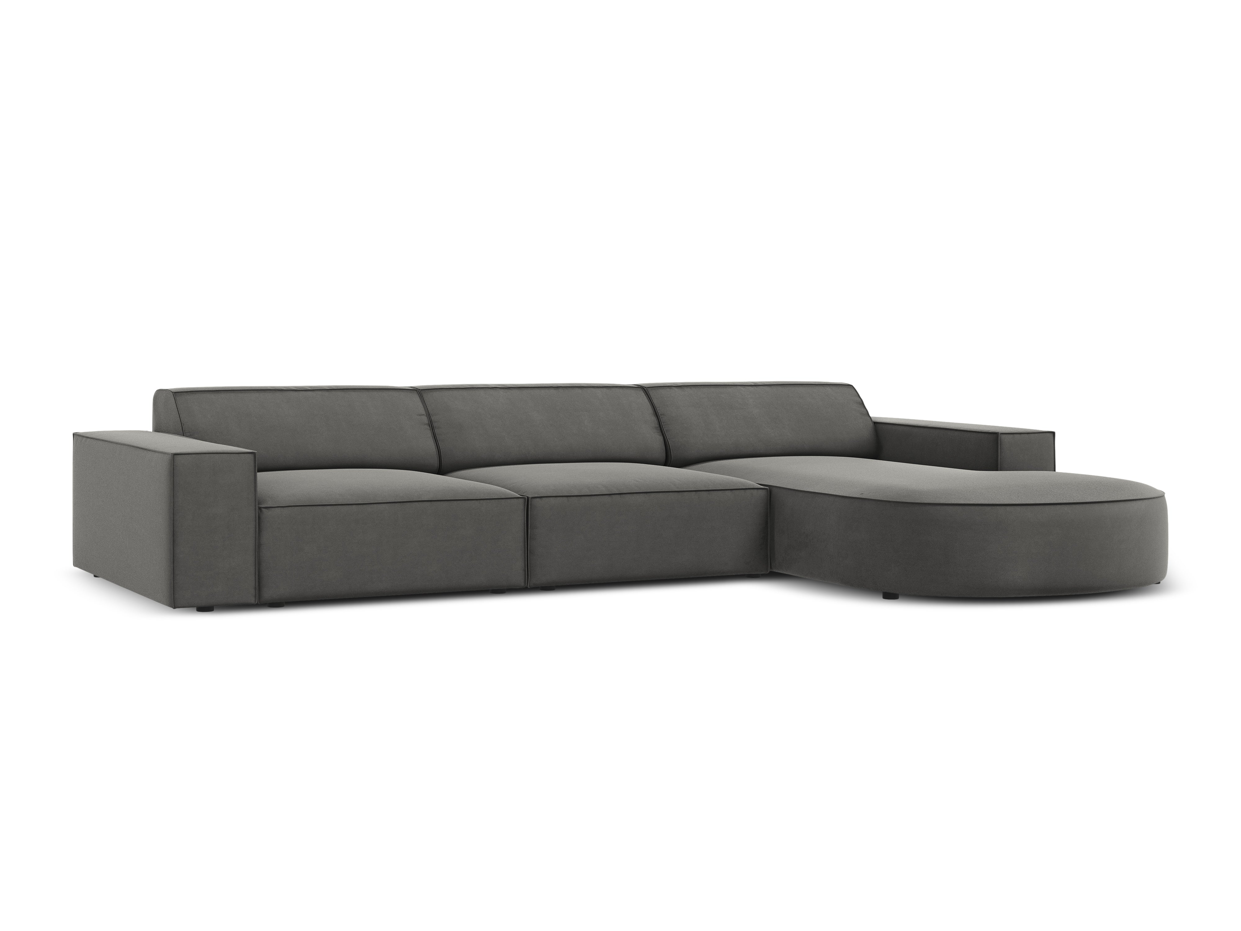 Ecksofa Jodie 284x166cm, Material: Samt