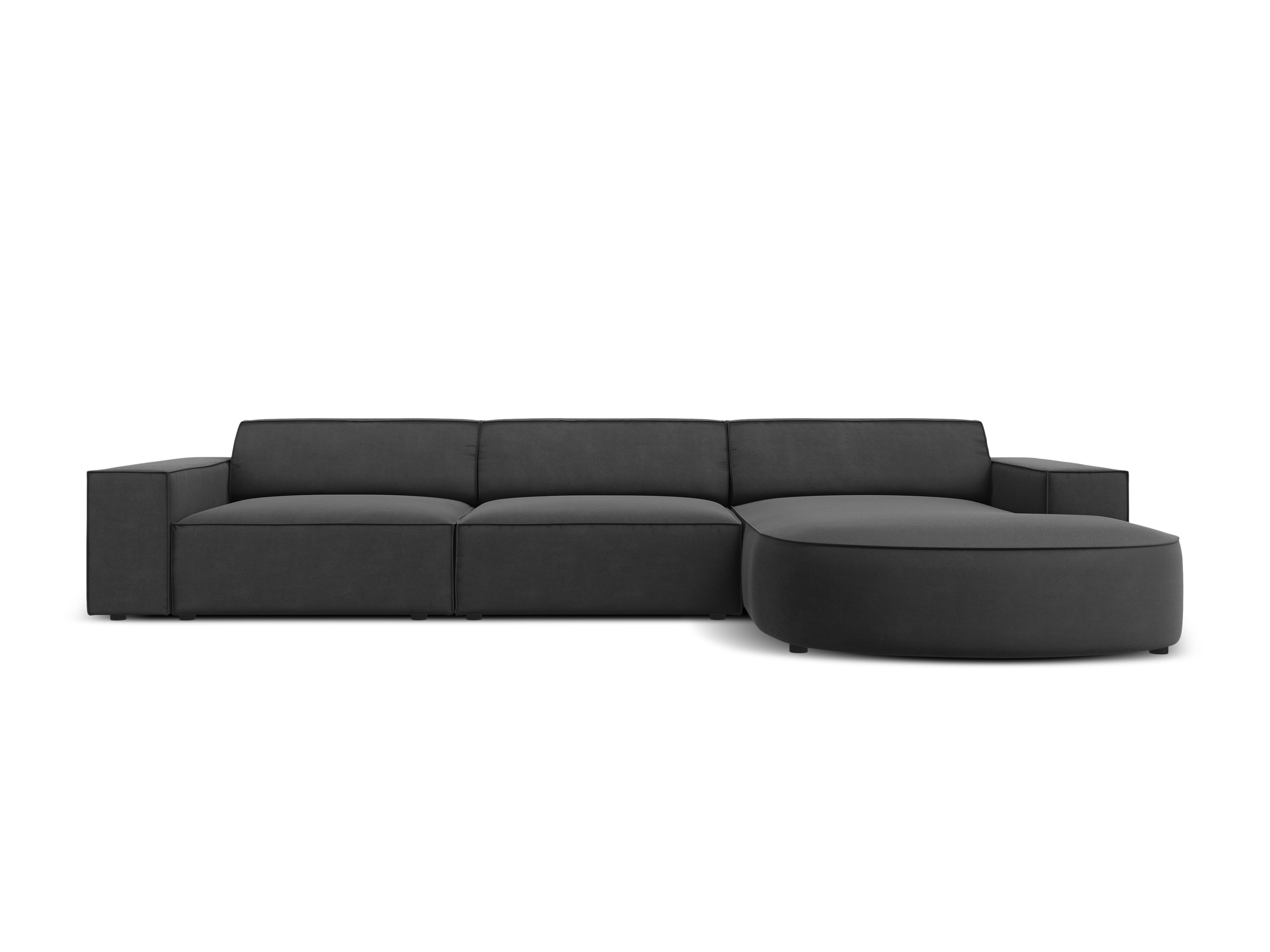 Ecksofa Jodie 284x166cm, Material: Samt