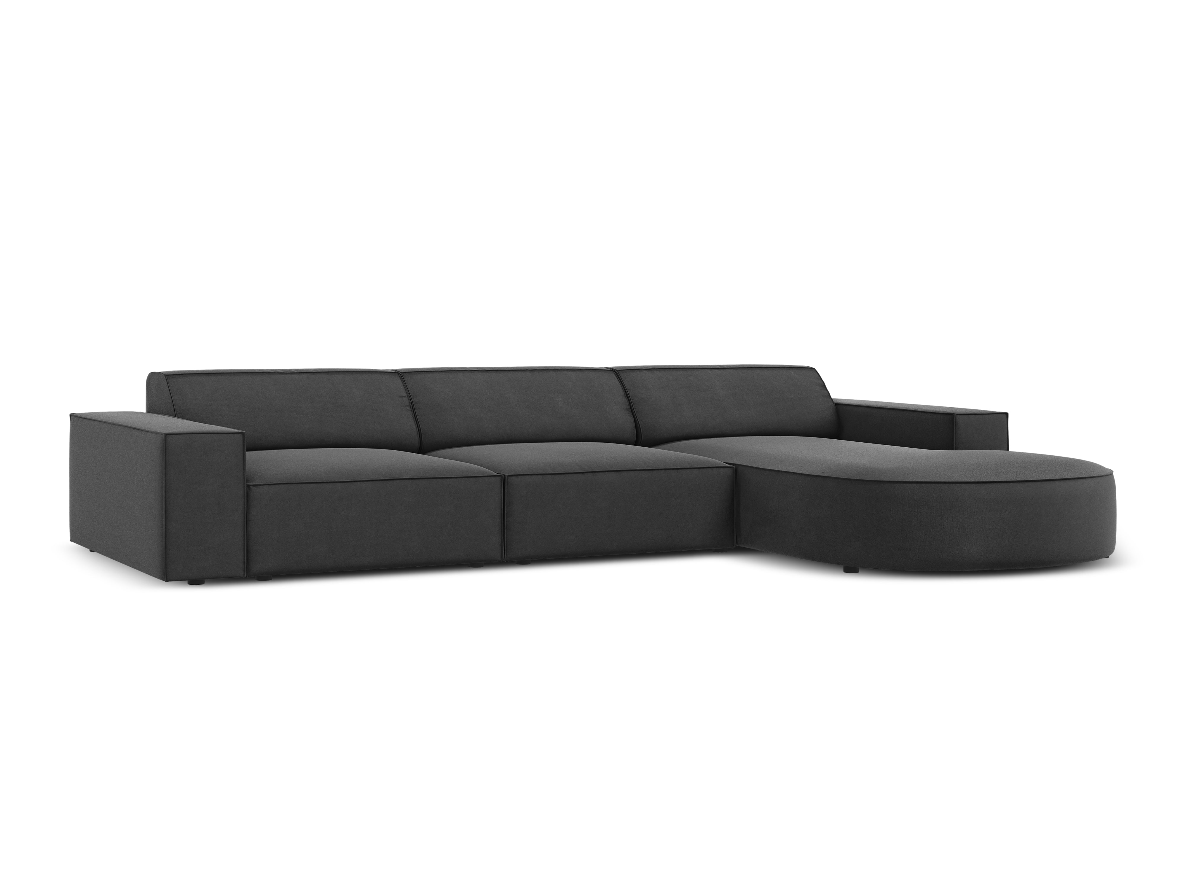 Ecksofa Jodie 284x166cm, Material: Samt