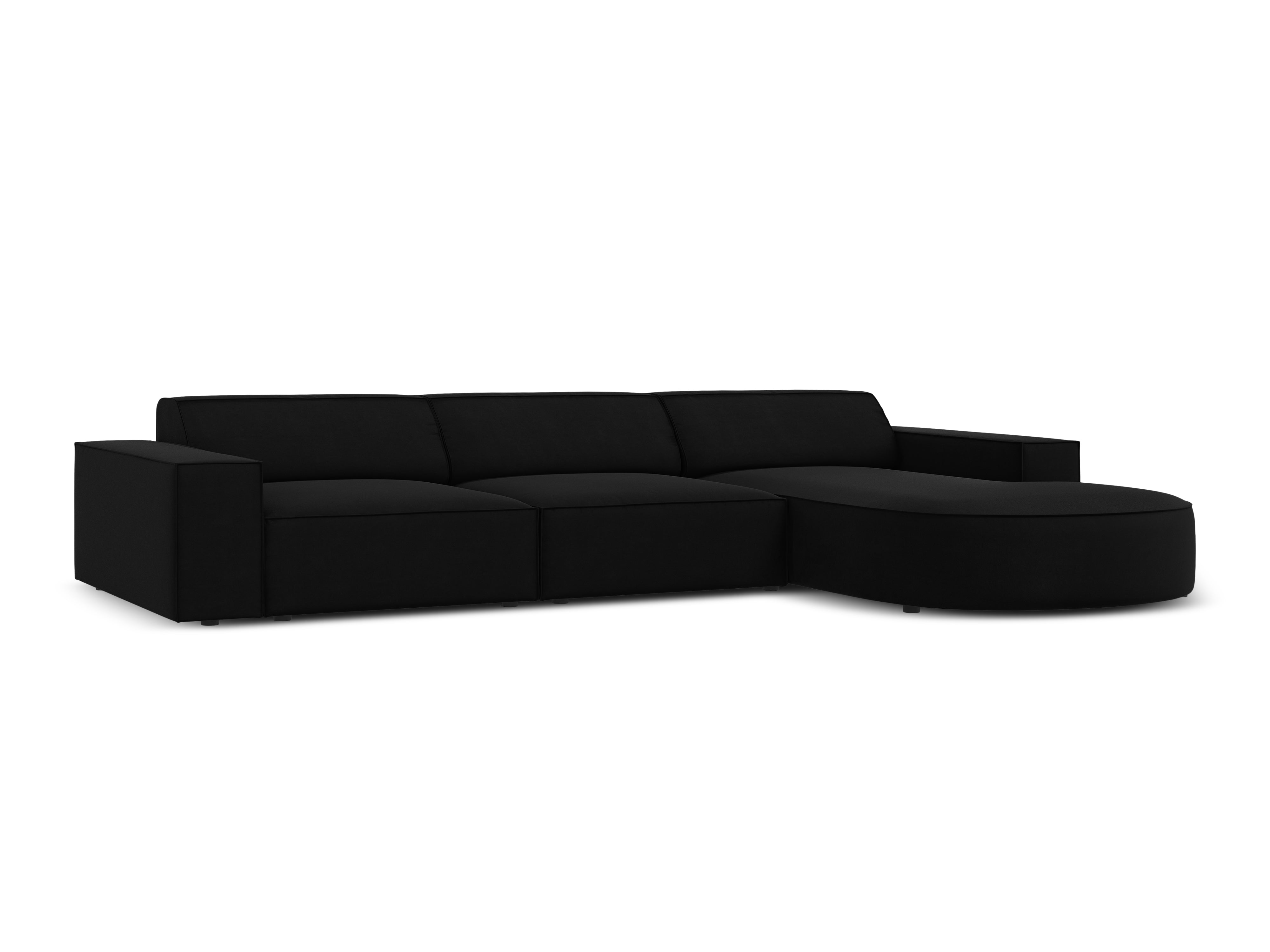 Ecksofa Jodie 284x166cm, Material: Samt