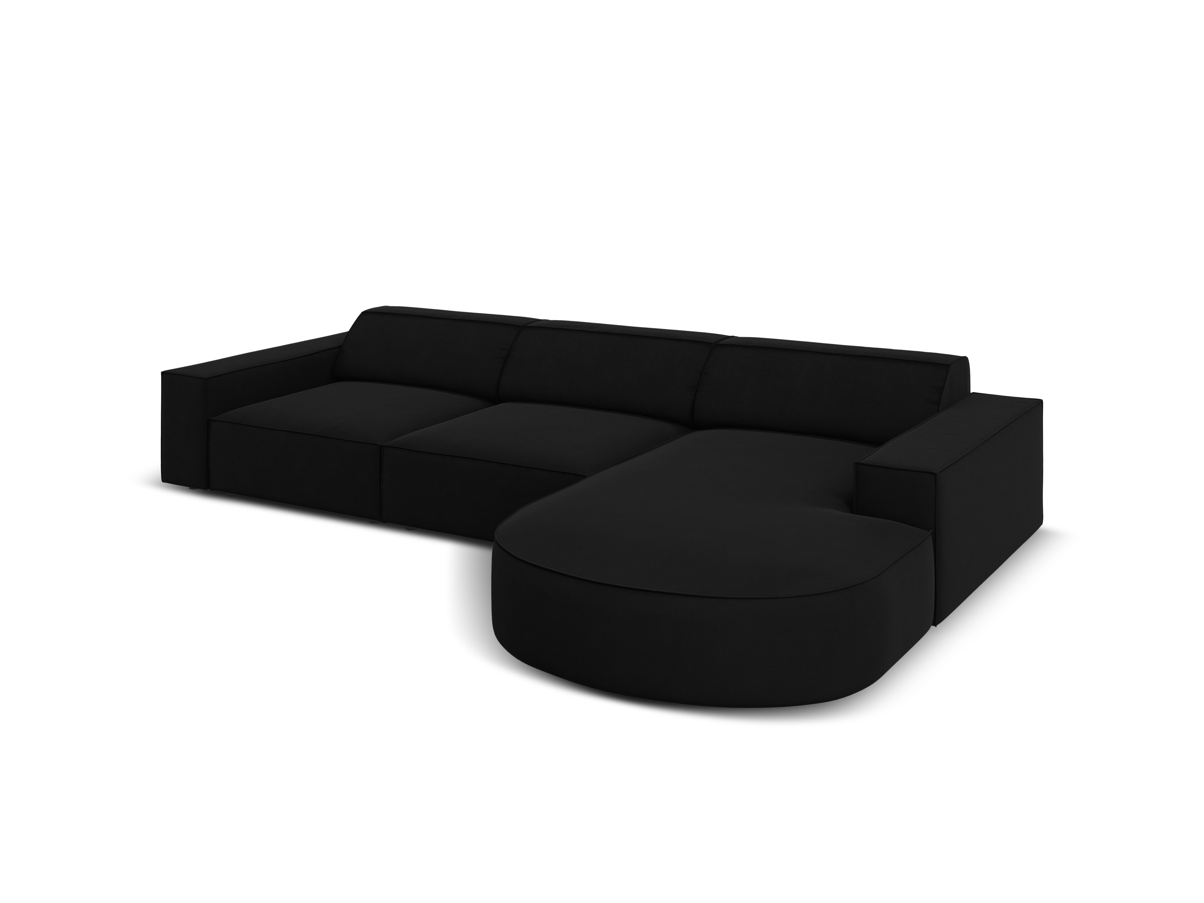 Ecksofa Jodie 284x166cm, Material: Samt