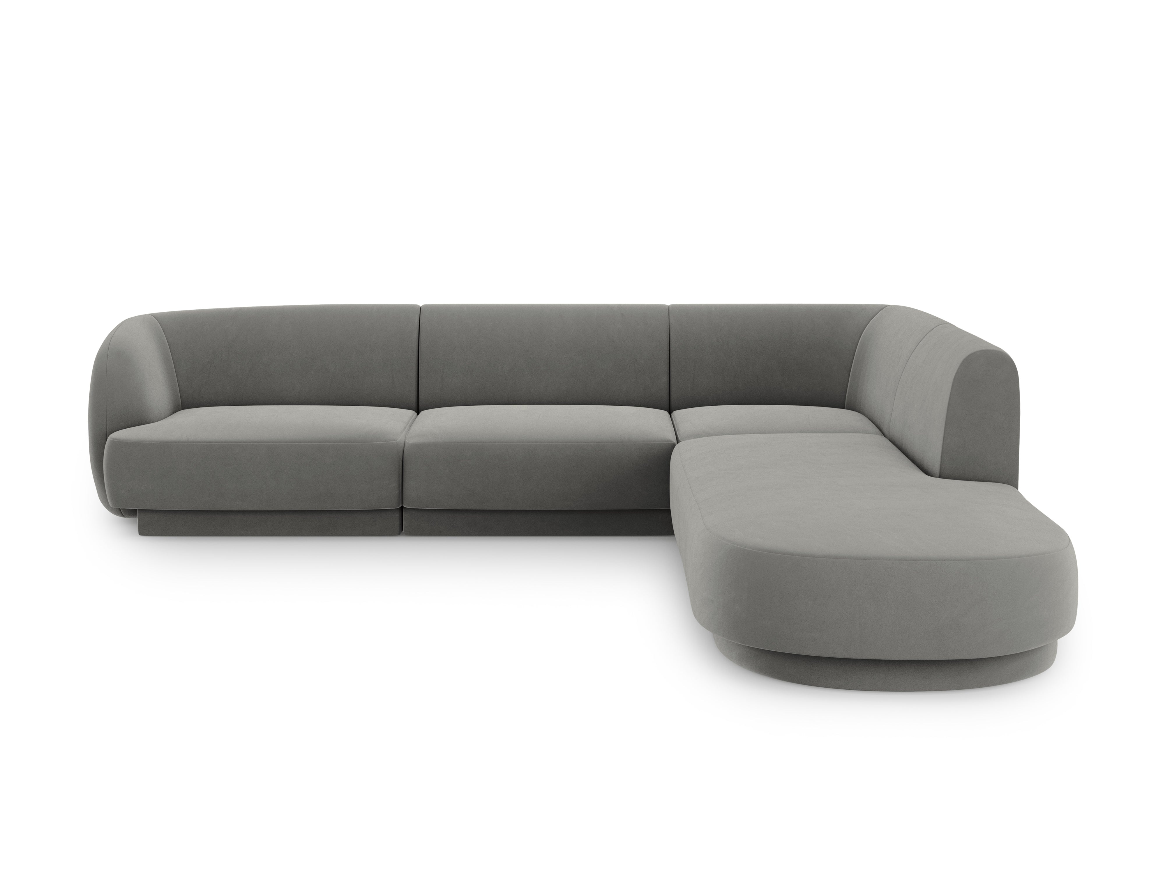 Ecksofa Miley 255x248cm, Material: Samt