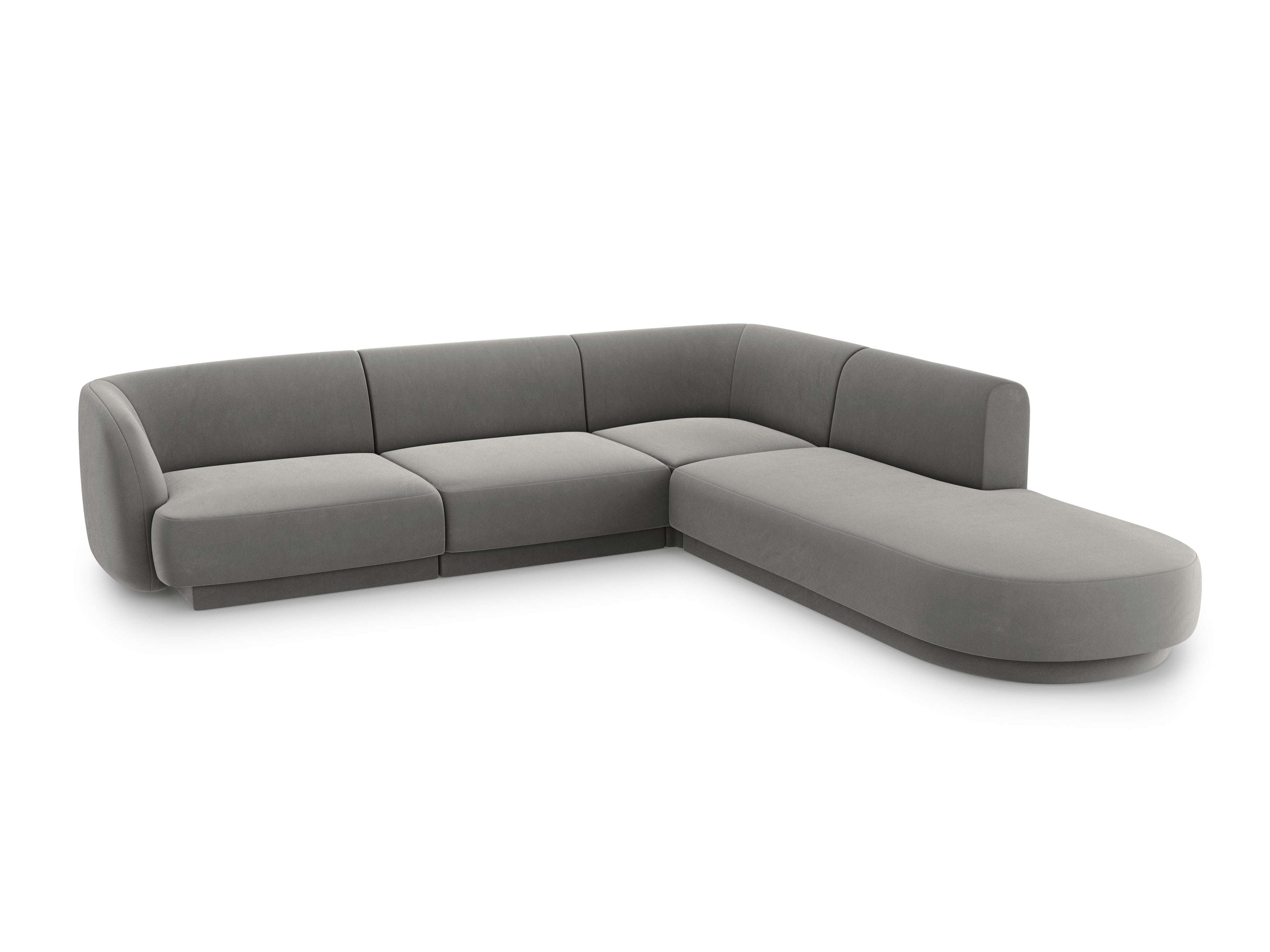 Ecksofa Miley 255x248cm, Material: Samt