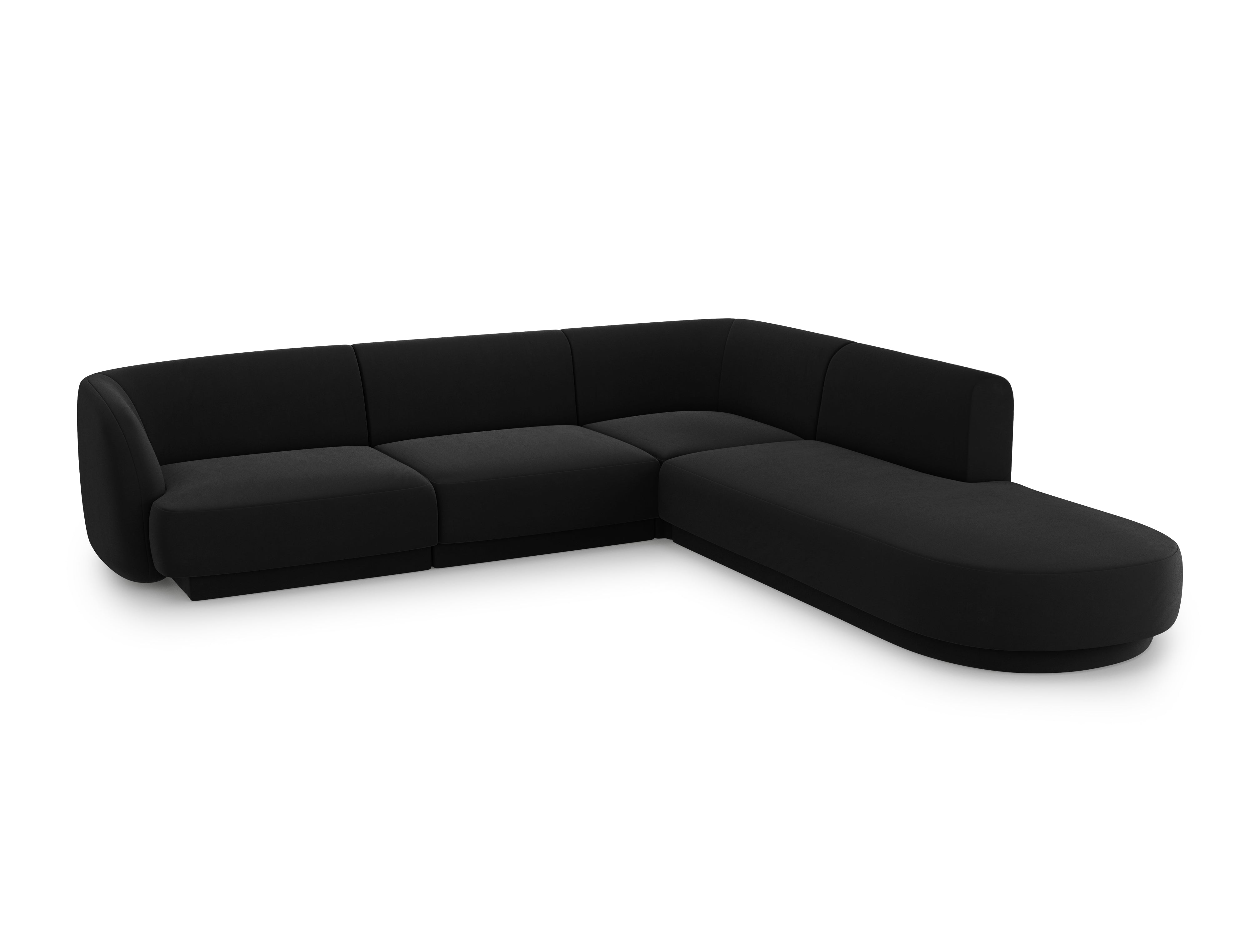 Ecksofa Miley 255x248cm, Material: Samt
