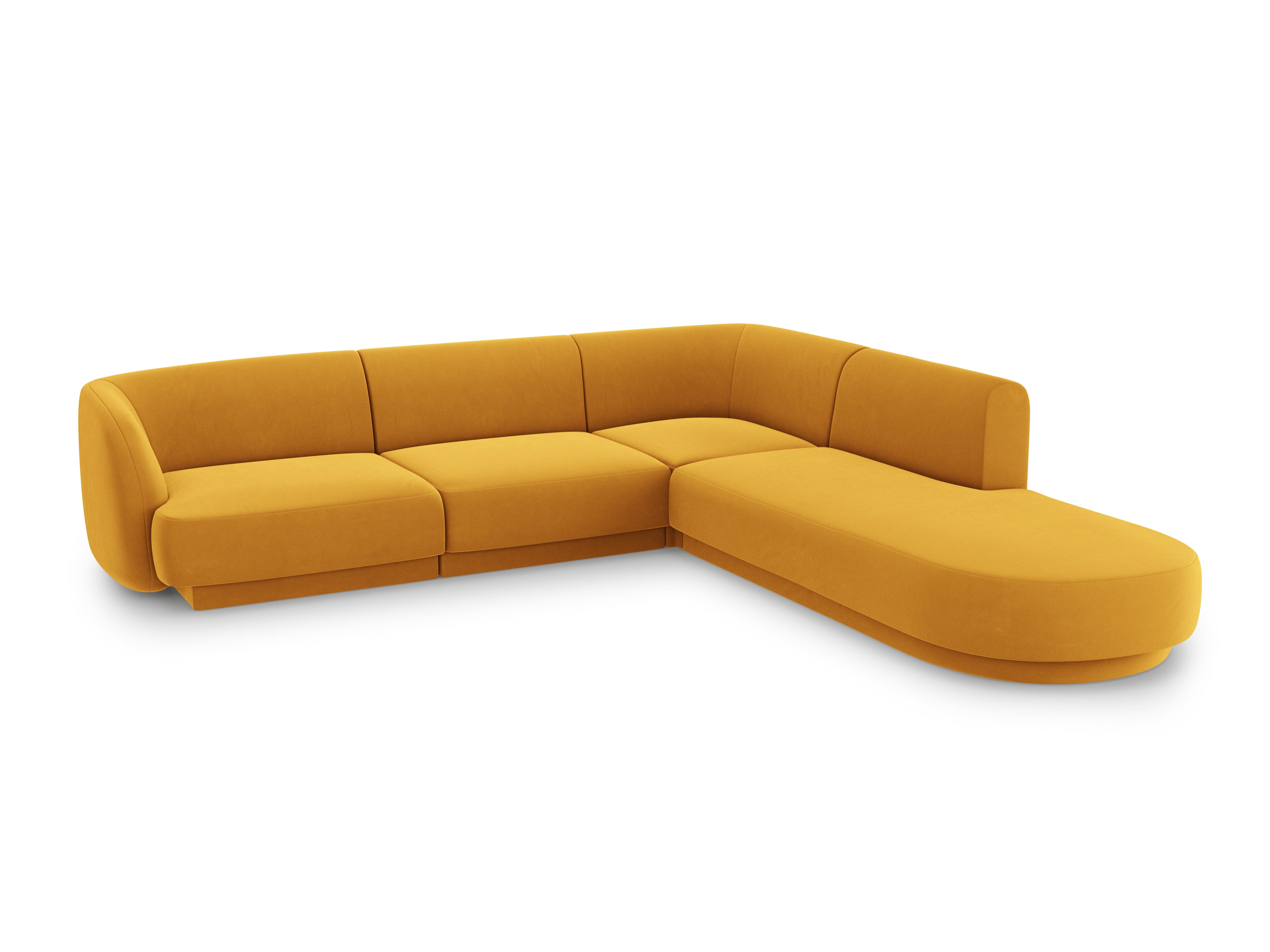 Ecksofa Miley 255x248cm, Material: Samt