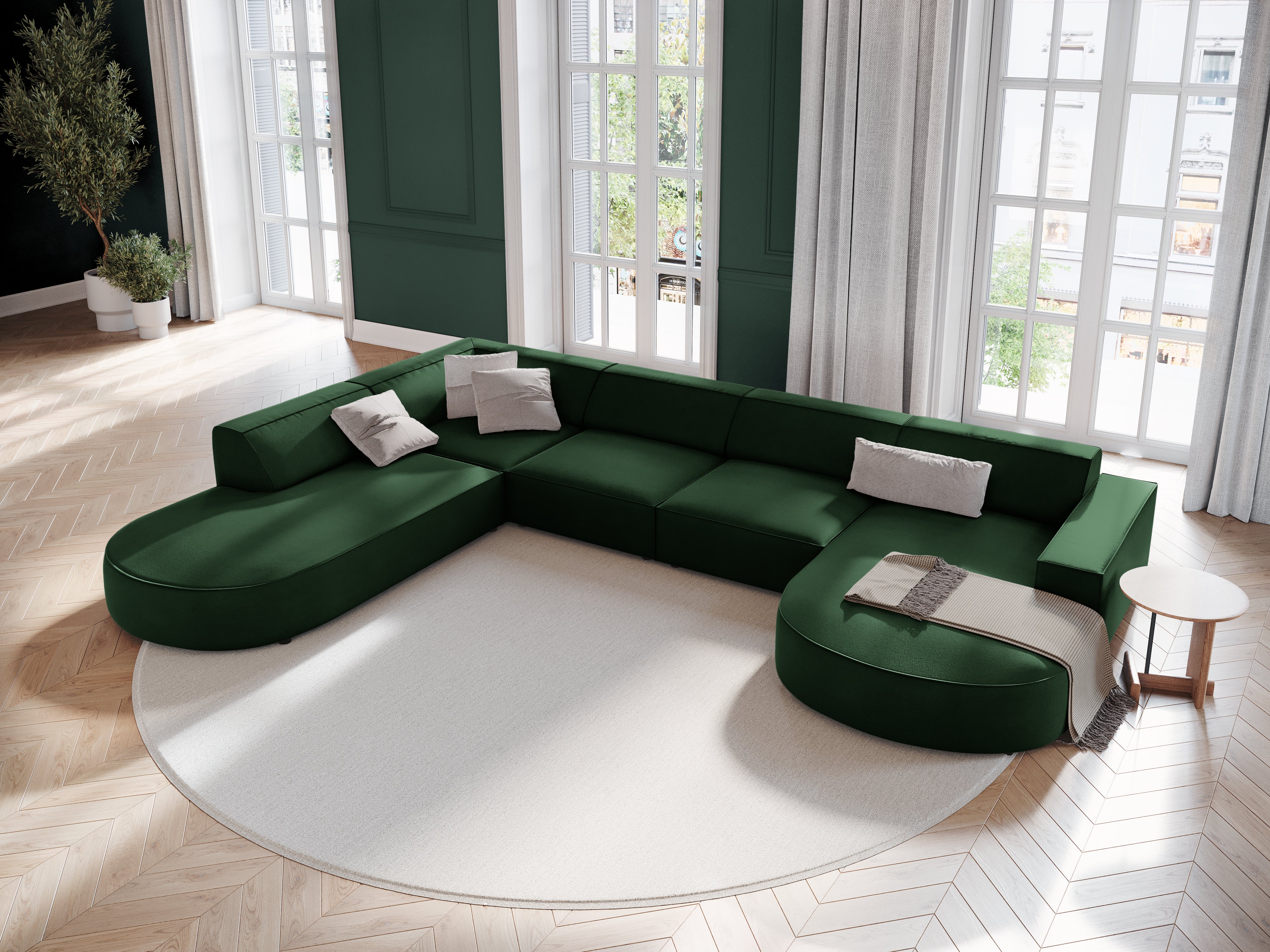 Jodie-Set 364x262cm, Material: Samt