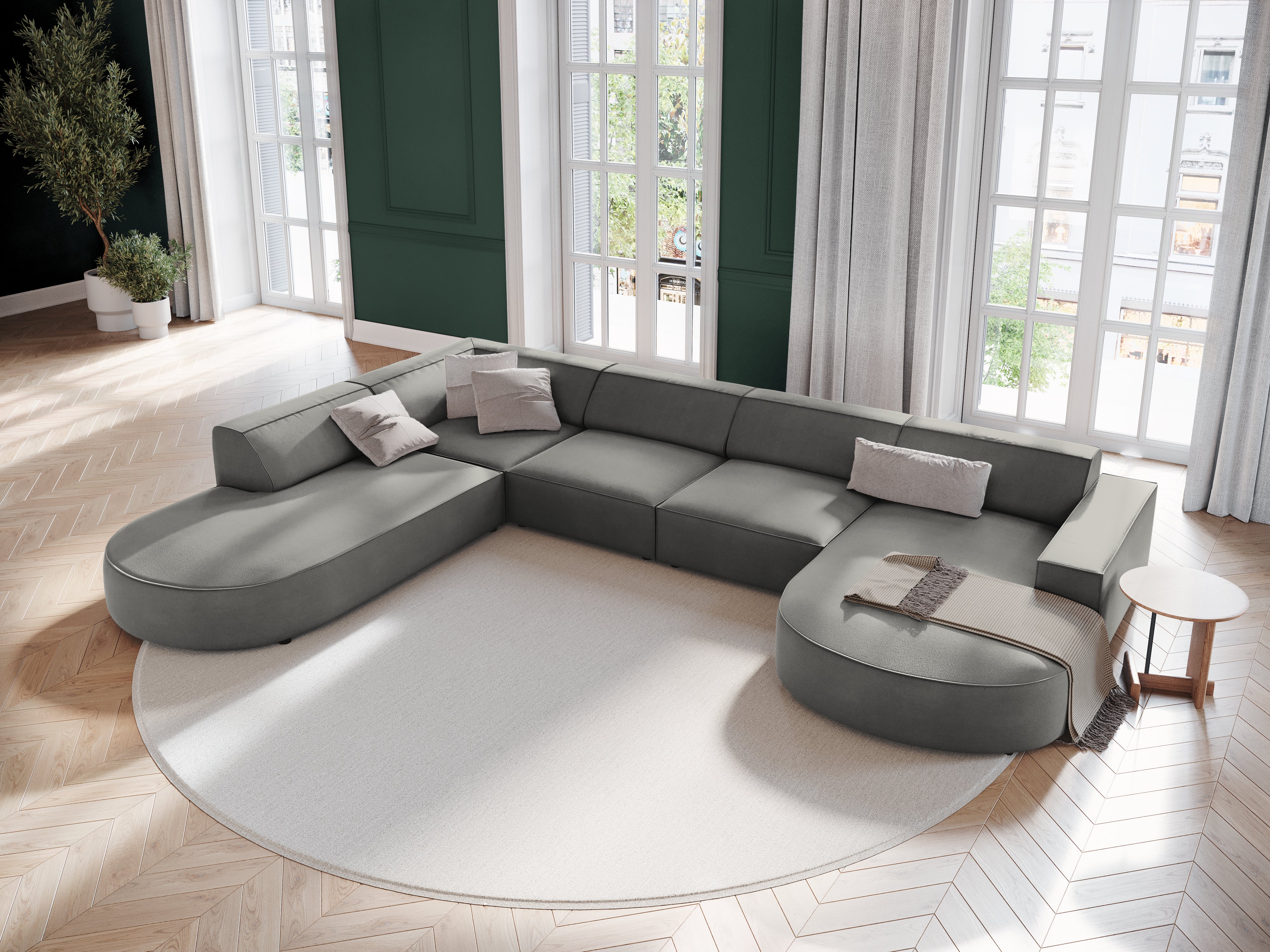 Jodie-Set 364x262cm, Material: Samt