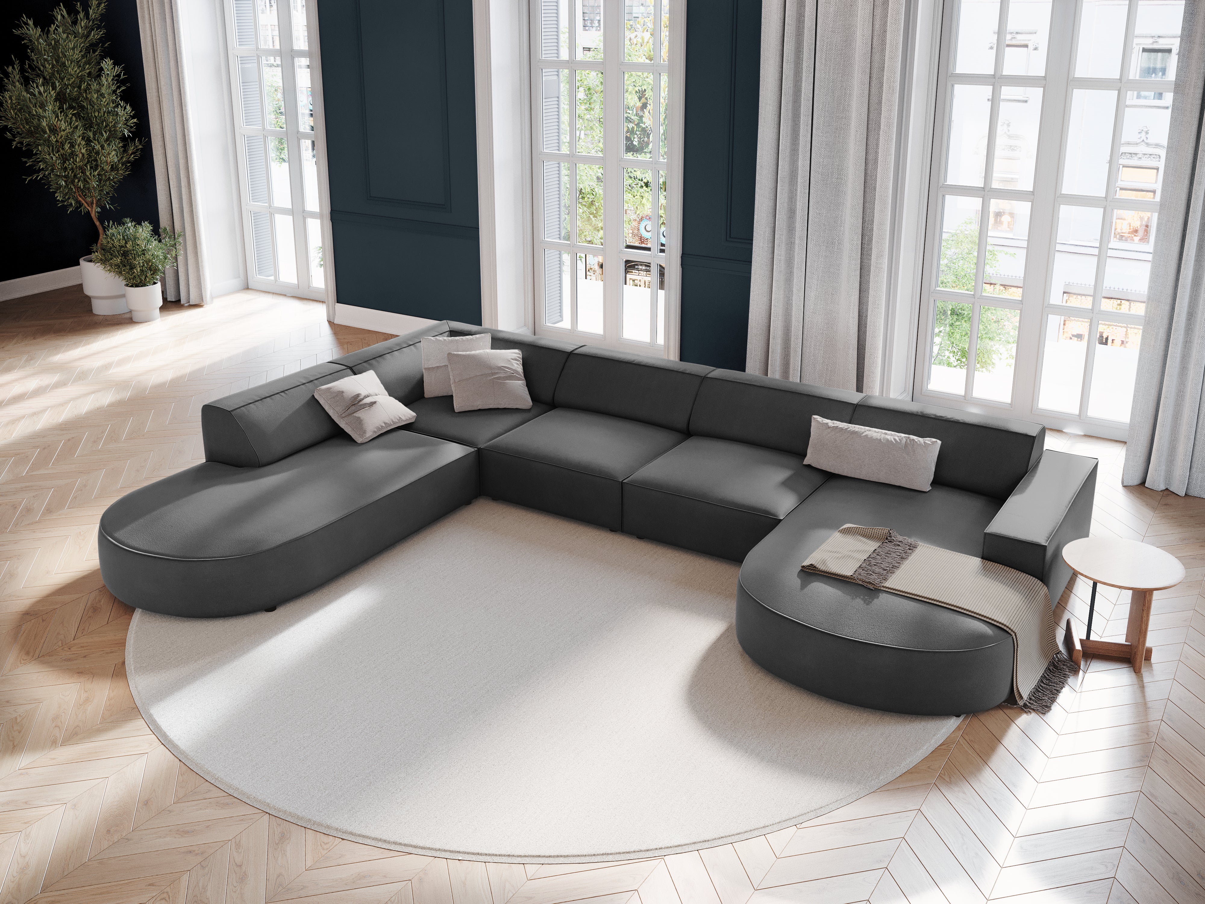 Jodie-Set 364x262cm, Material: Samt