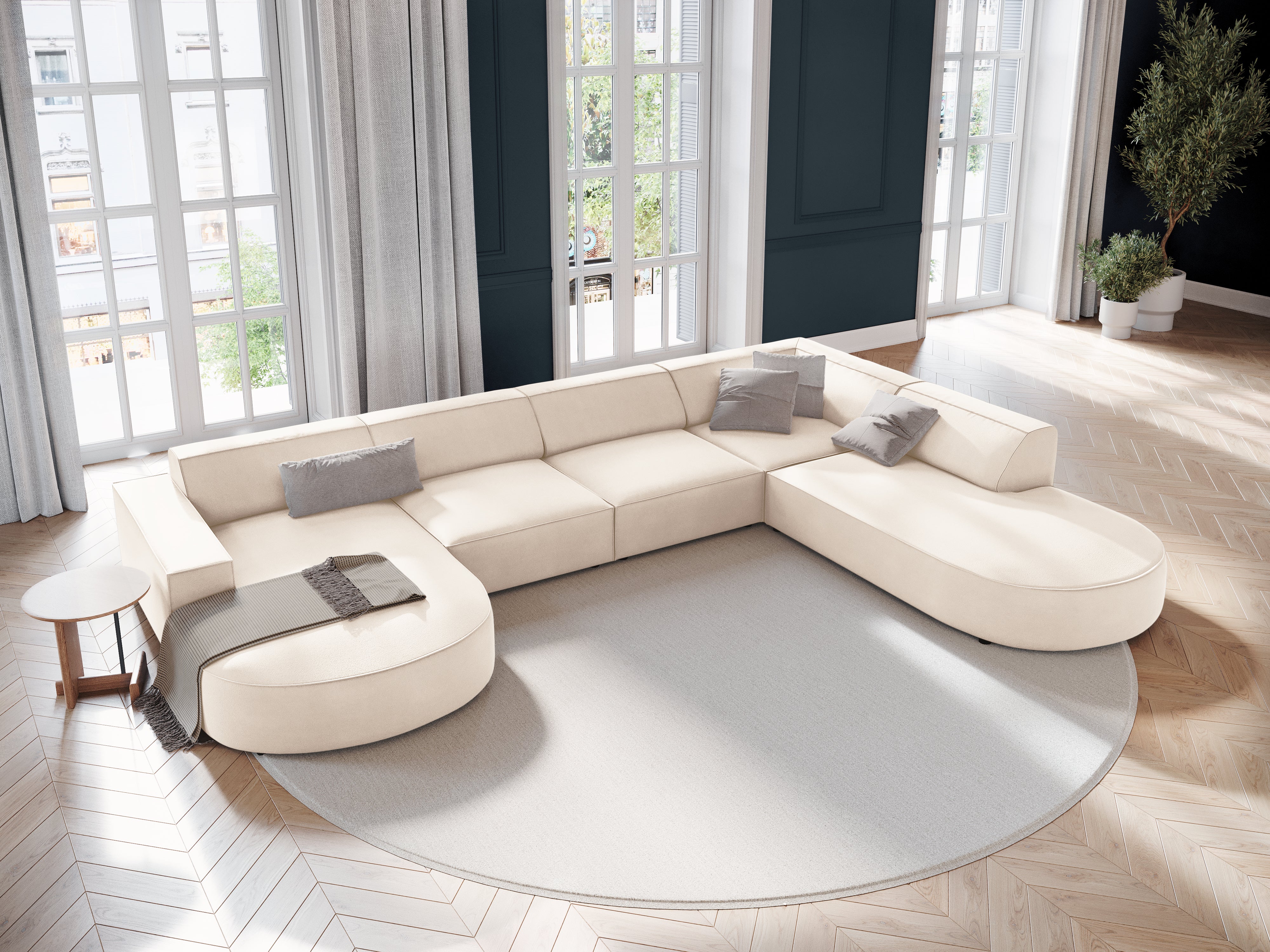 Jodie-Set 364x262cm, Material: Samt