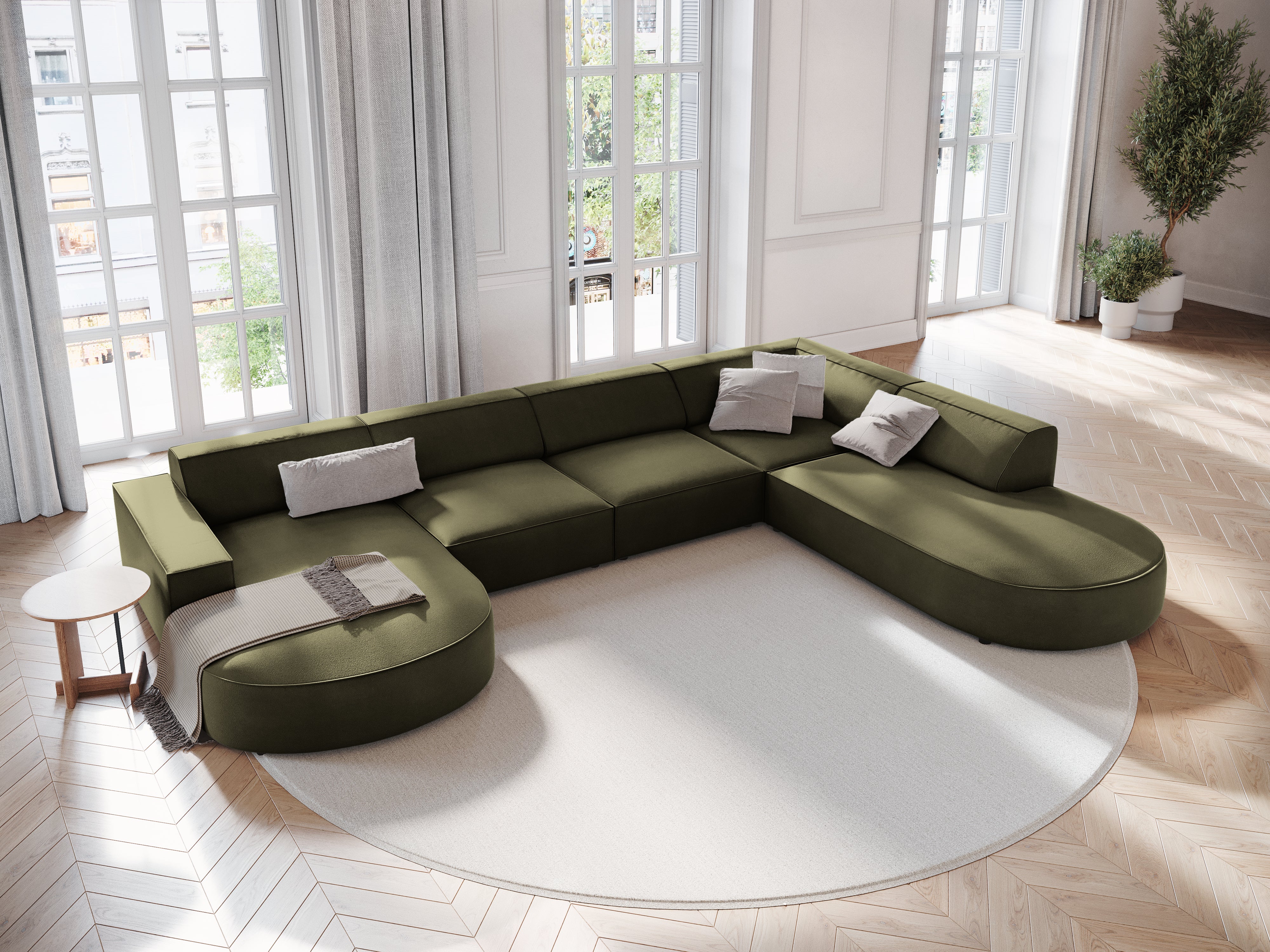 Jodie-Set 364x262cm, Material: Samt