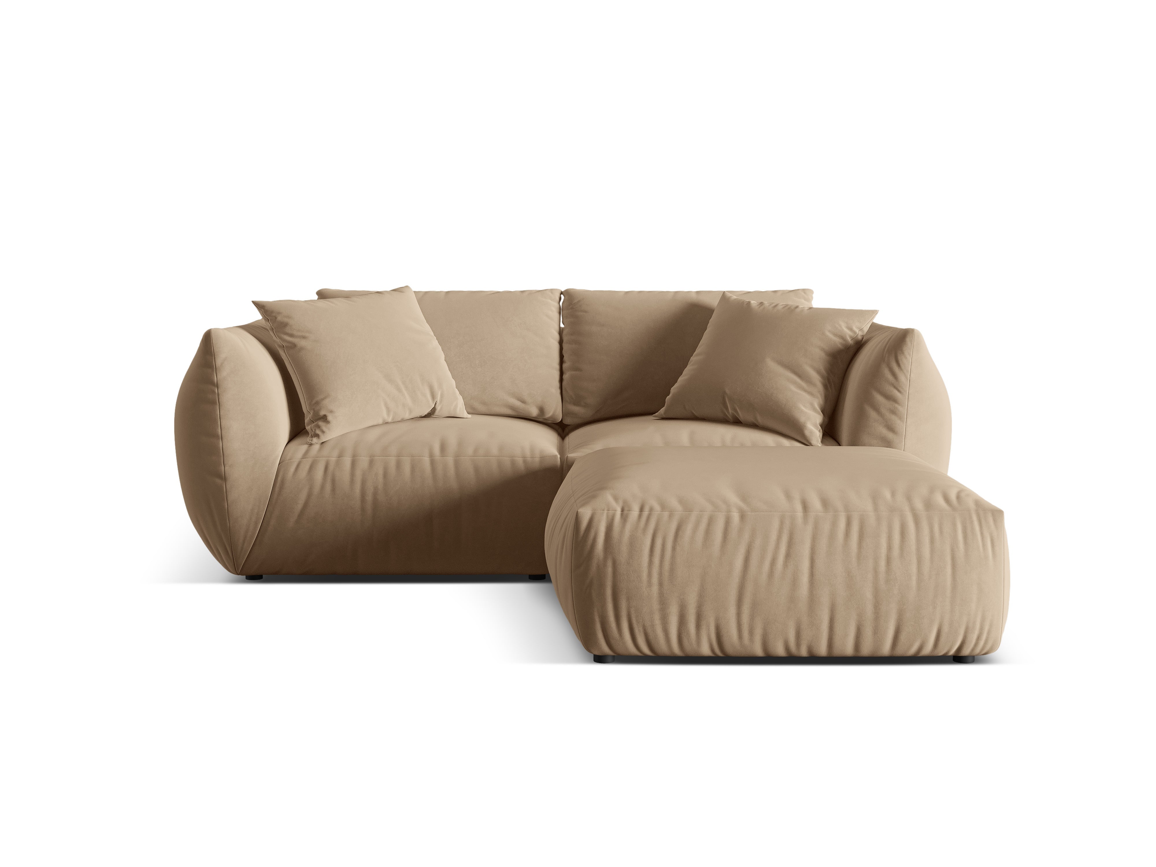 Modulares Ecksofa Chris 220x200cm, Material: Samt