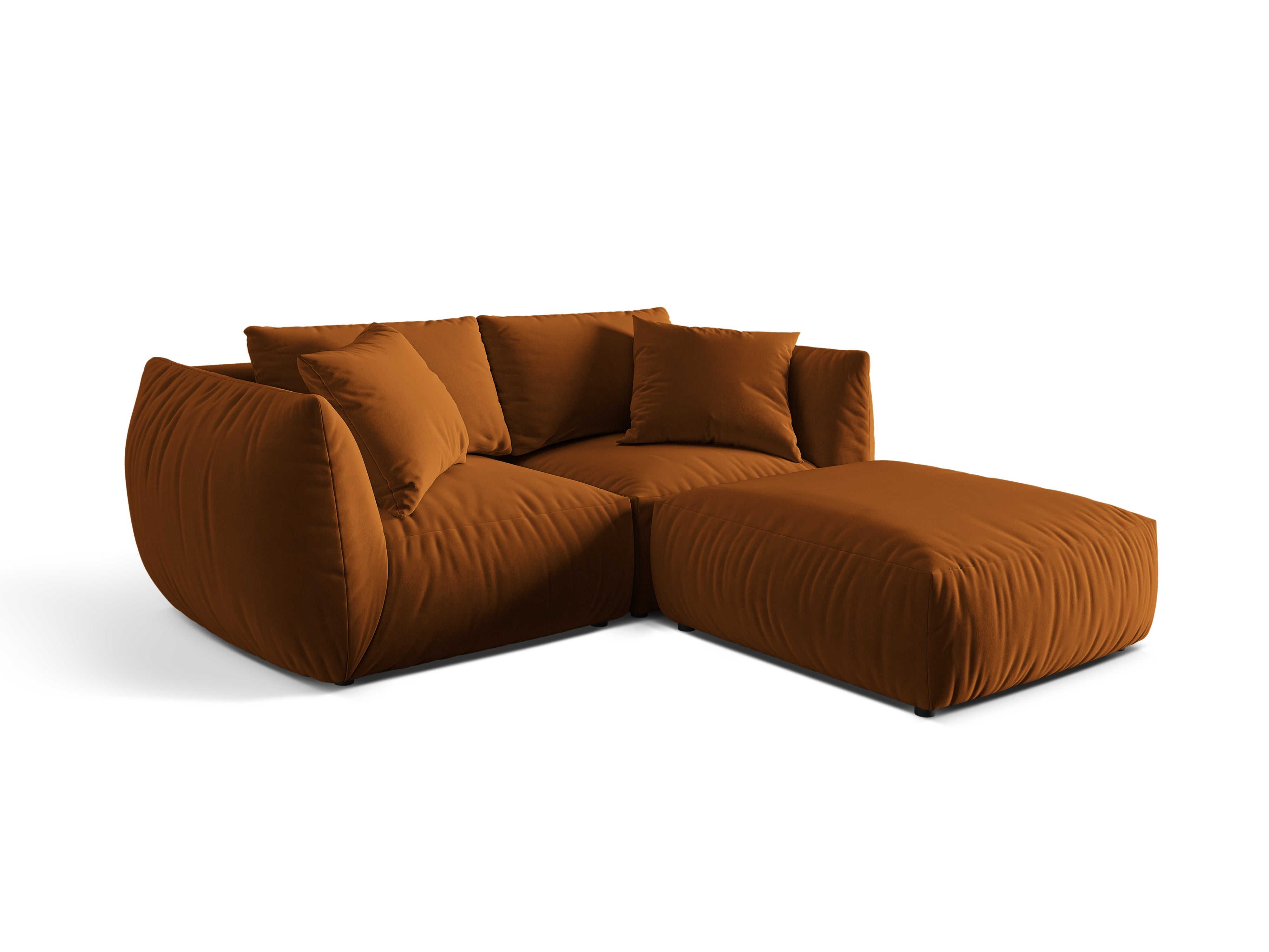 Modulares Ecksofa Chris 220x200cm, Material: Samt