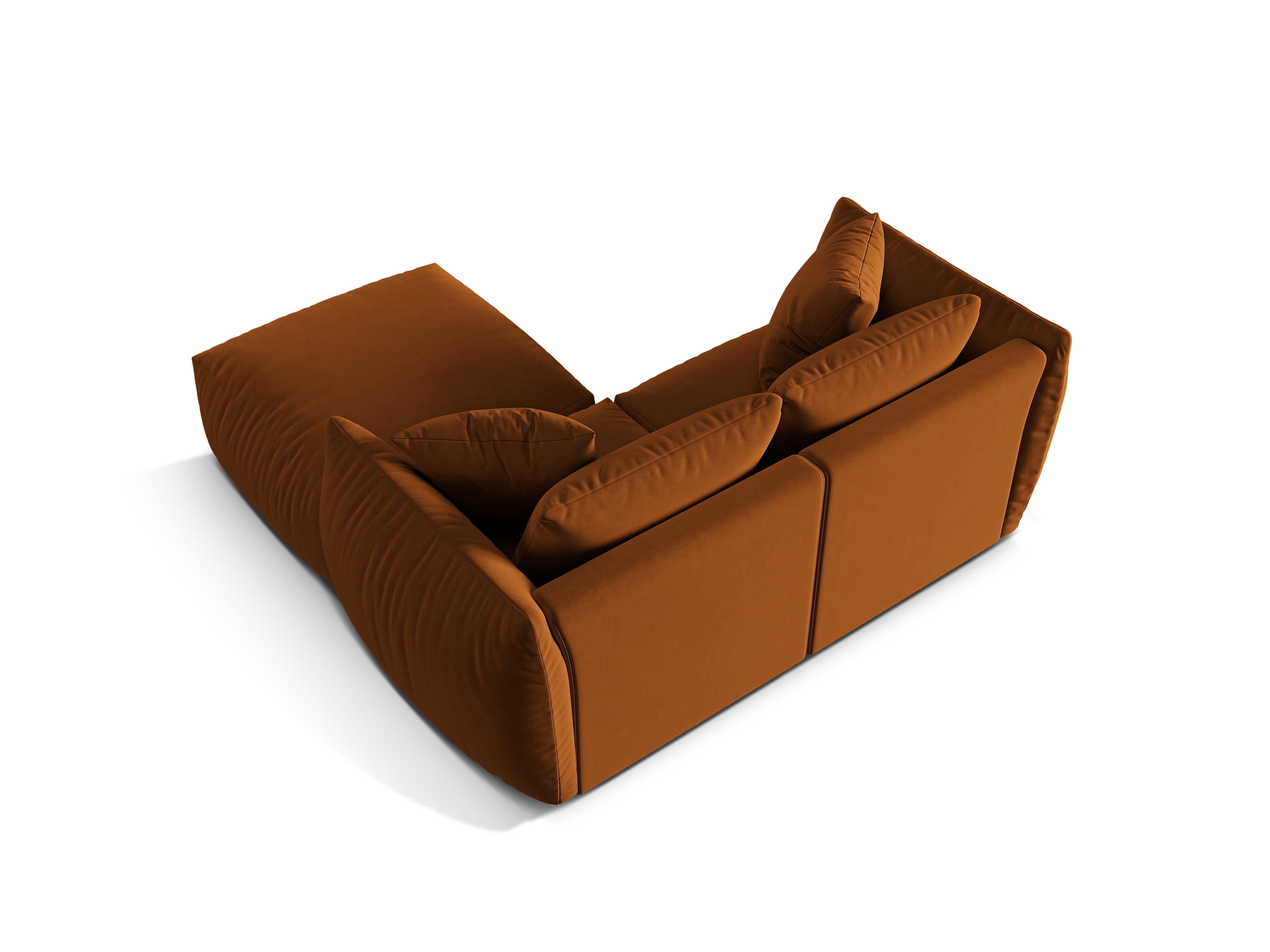 Modulares Ecksofa Chris 220x200cm, Material: Samt