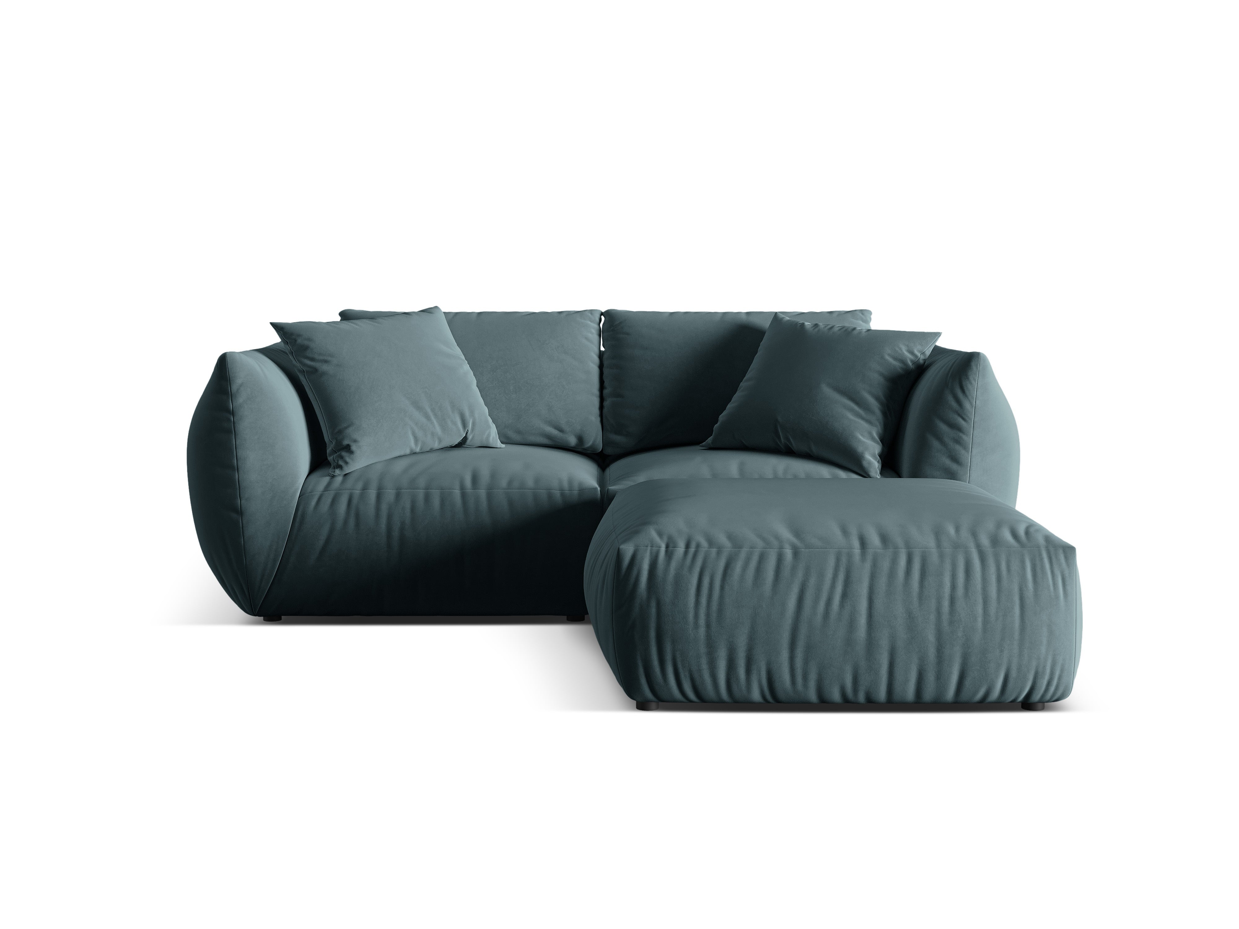 Modulares Ecksofa Chris 220x200cm, Material: Samt