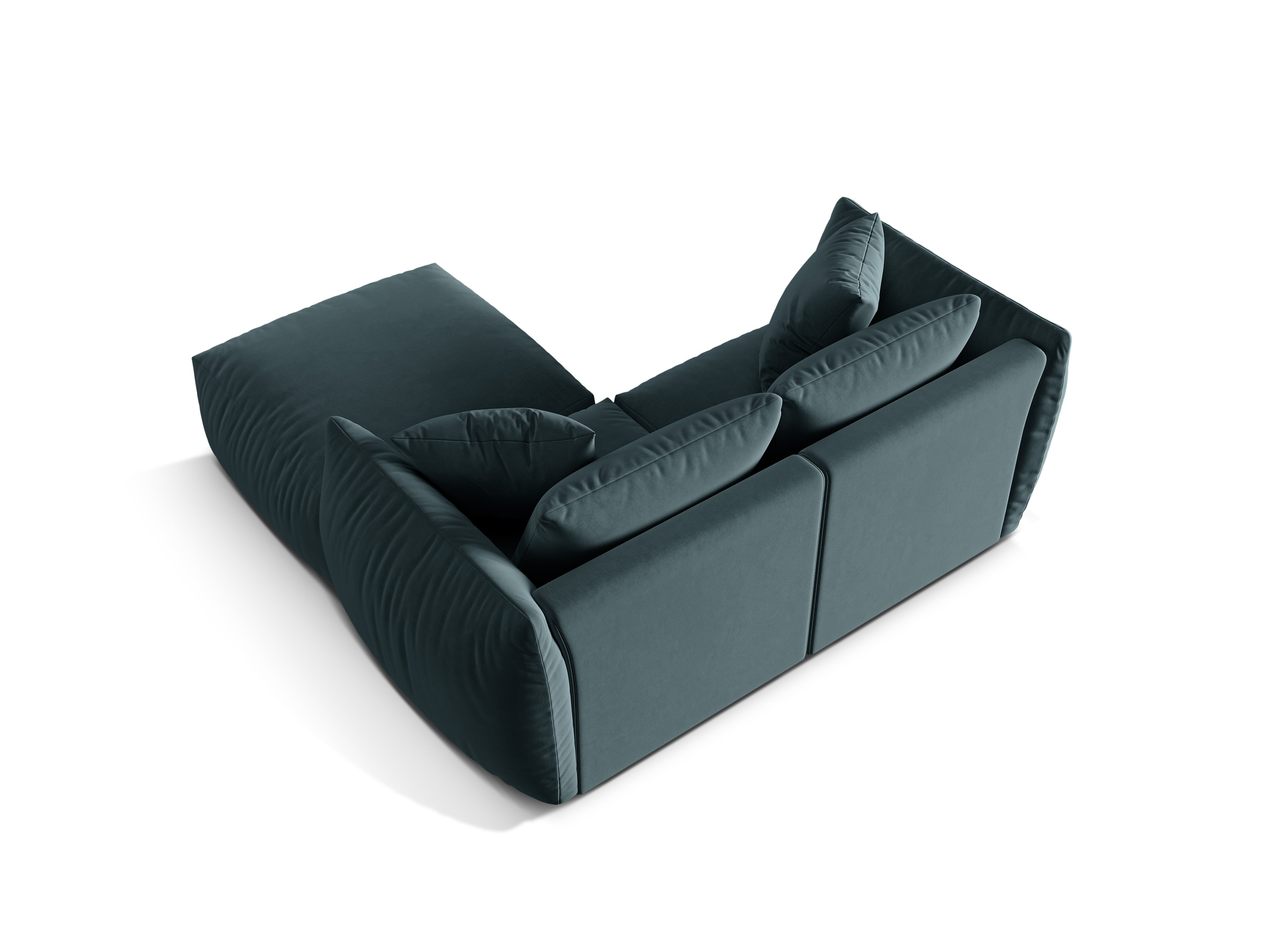 Modulares Ecksofa Chris 220x200cm, Material: Samt