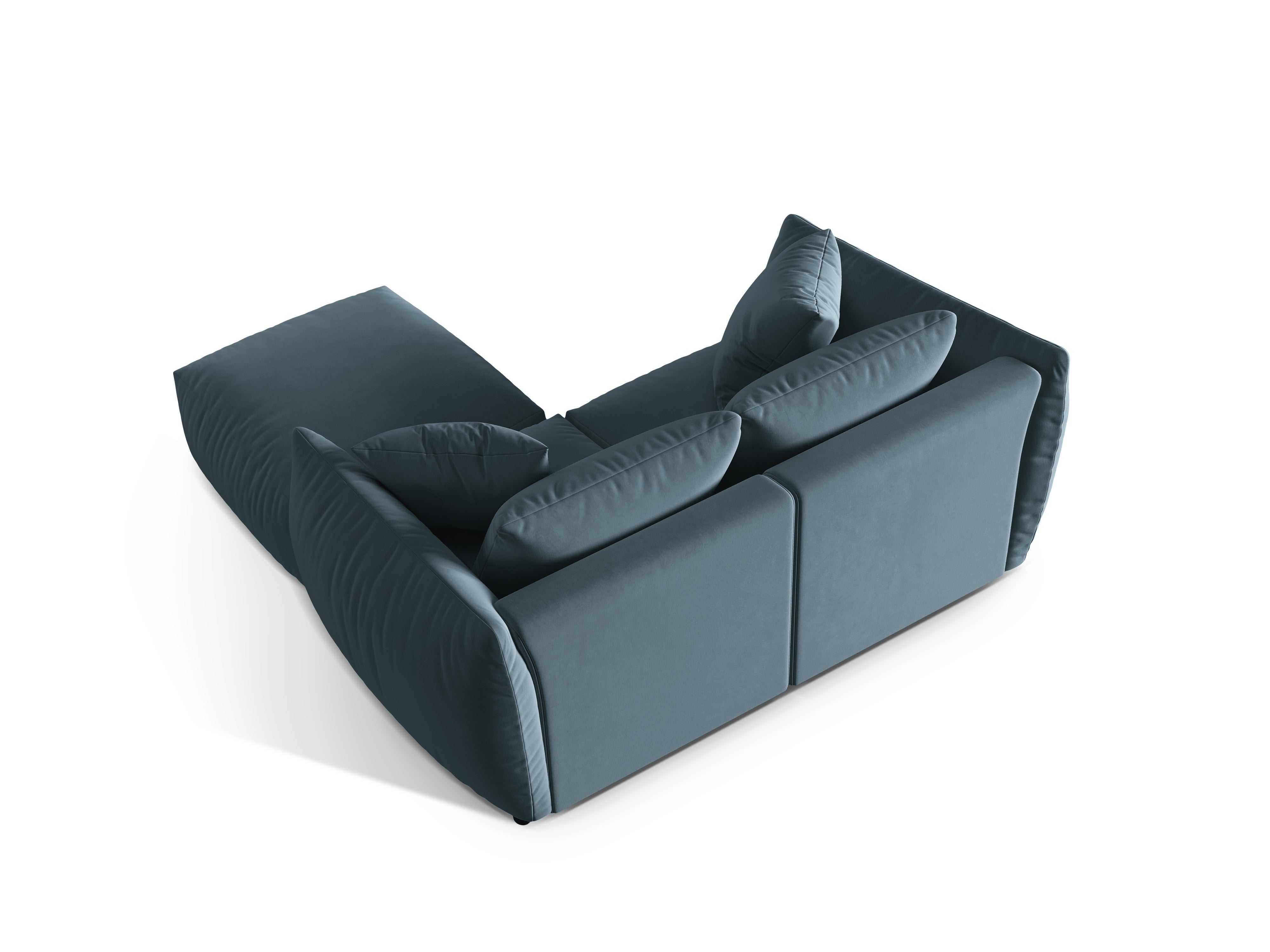 Modulares Ecksofa Chris 220x200cm, Material: Samt