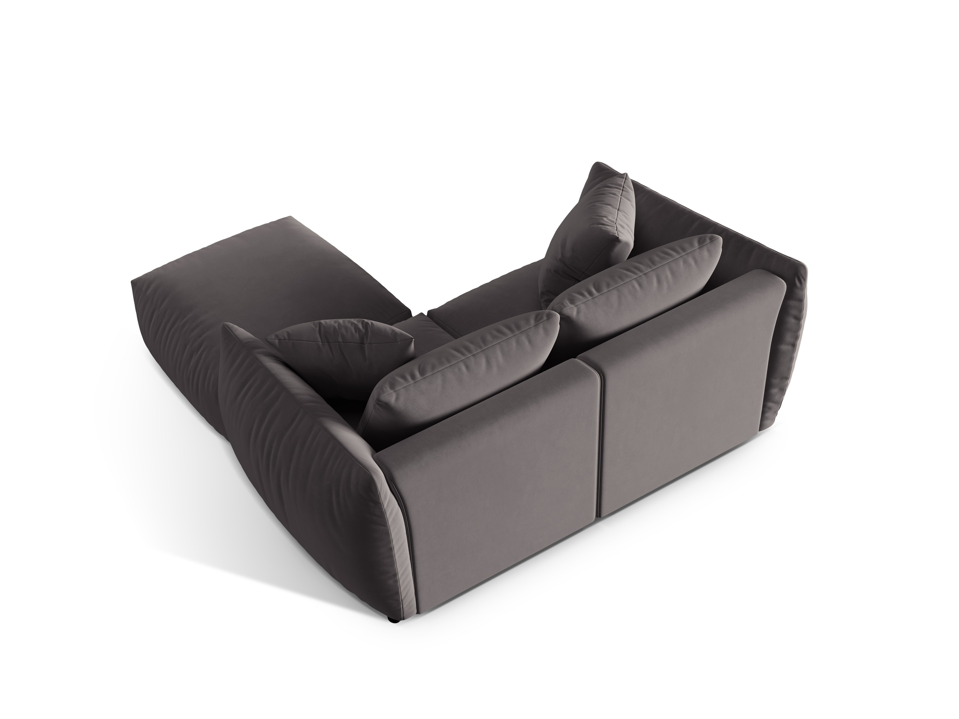 Modulares Ecksofa Chris 220x200cm, Material: Samt