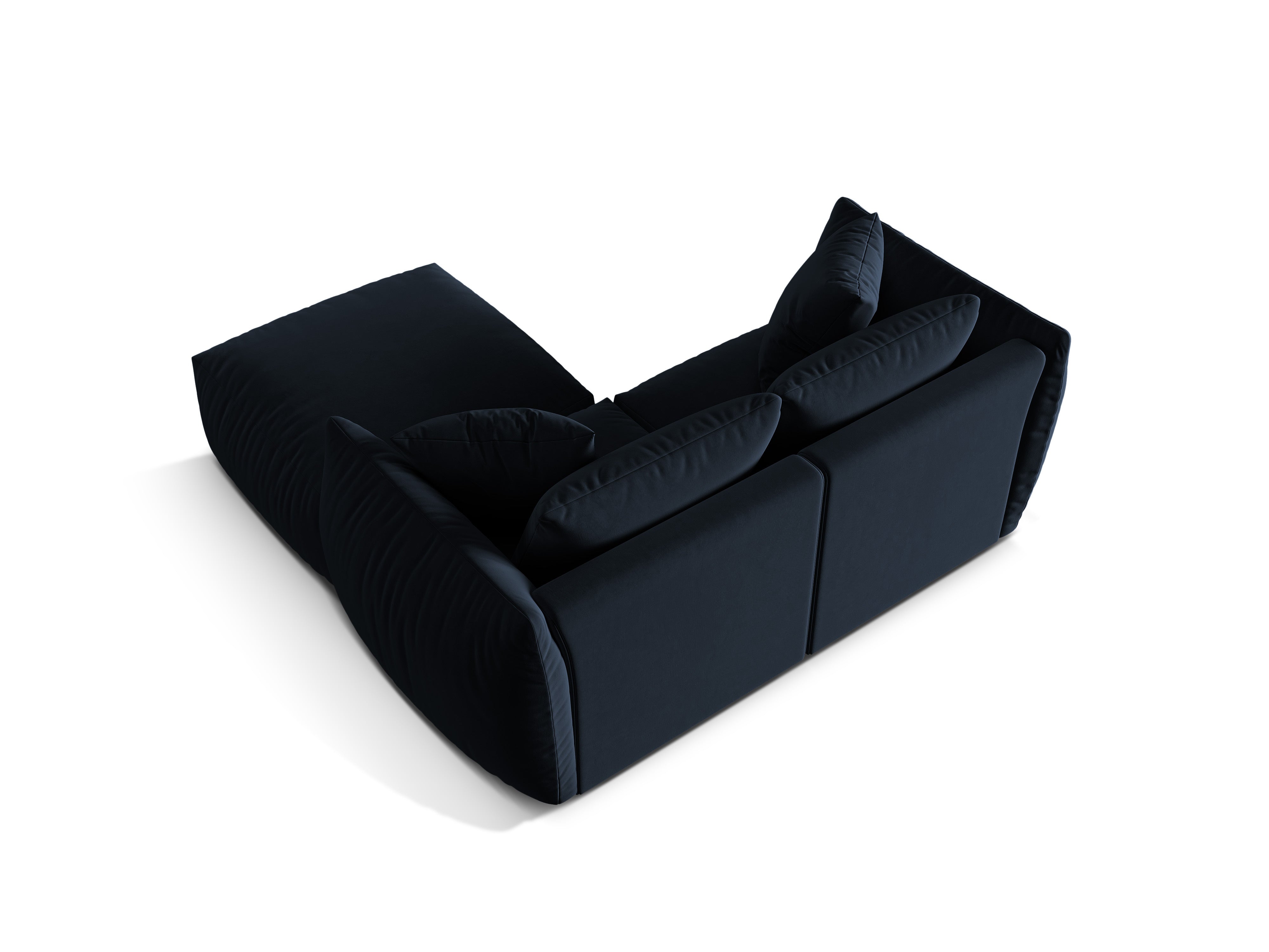 Modulares Ecksofa Chris 220x200cm, Material: Samt