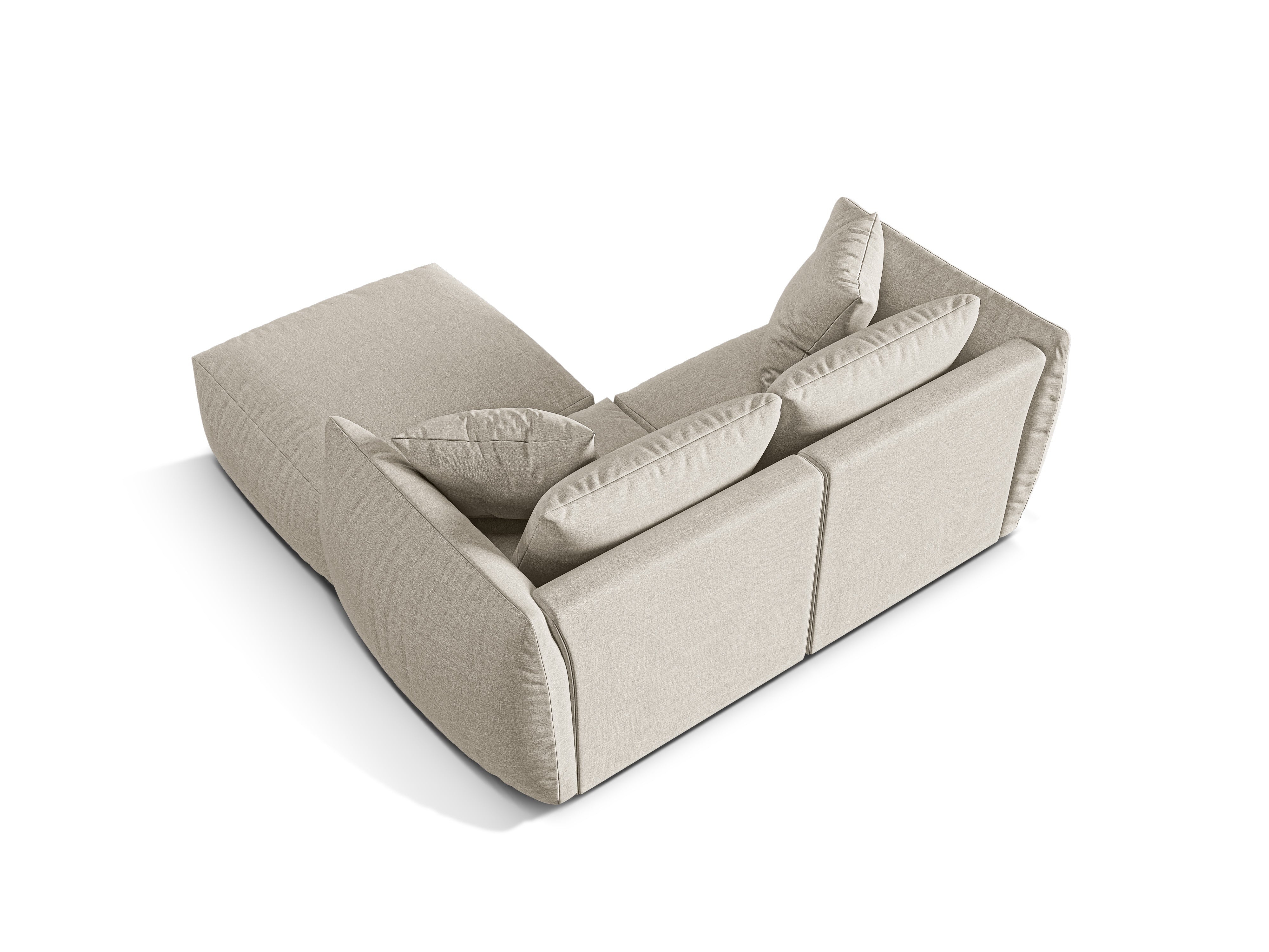 Modulares Eckset Chris 220x200cm, Material: Strukturstoff