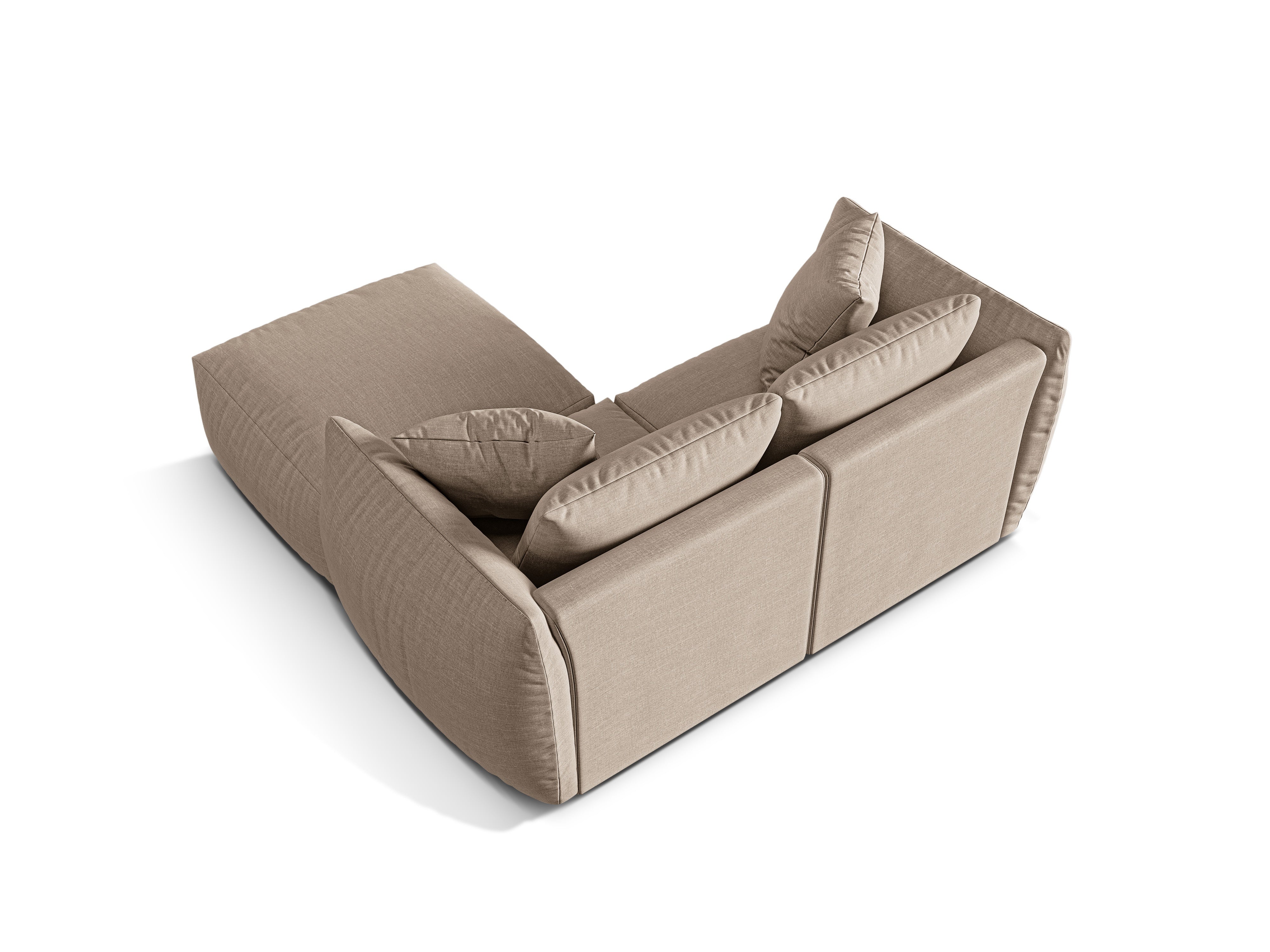 Modulares Eckset Chris 220x200cm, Material: Strukturstoff