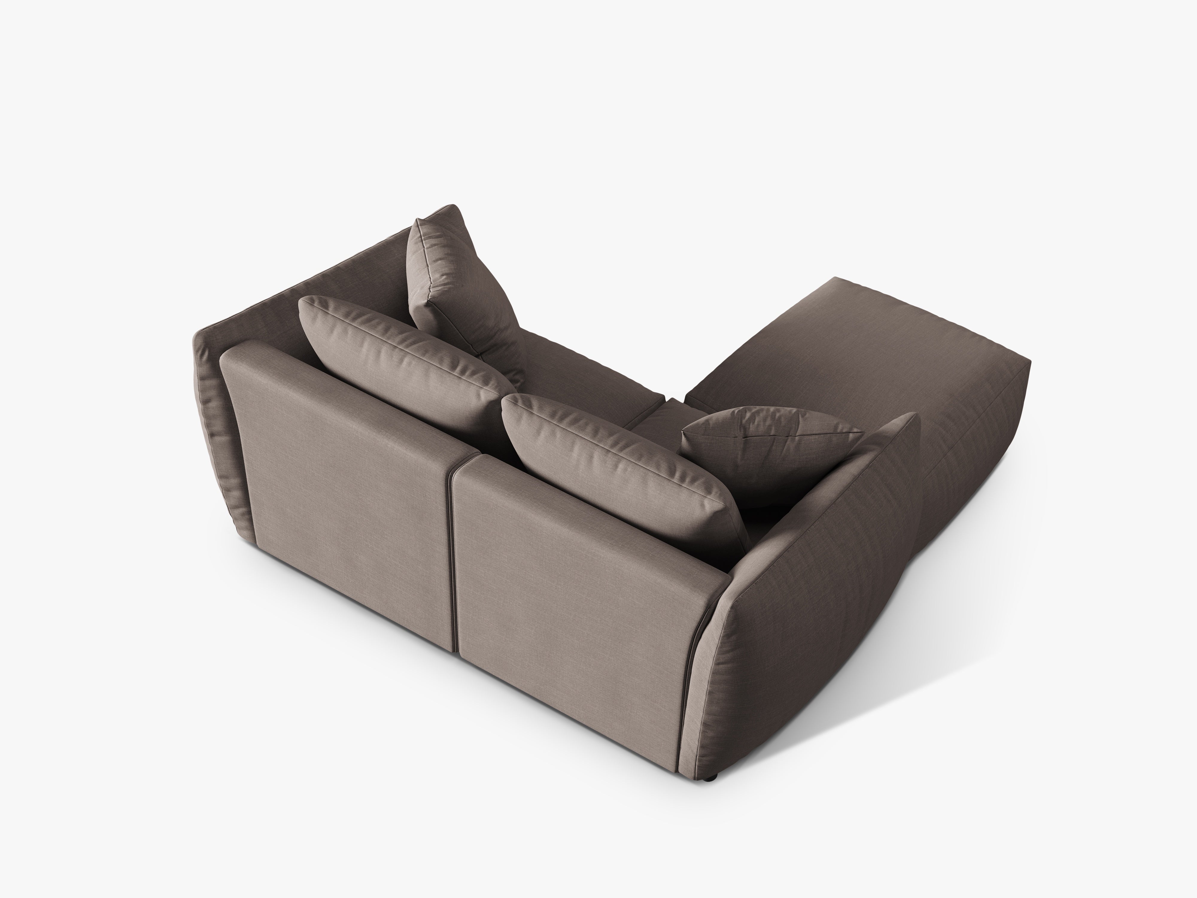 Modulares Eckset Chris 220x200cm, Material: Strukturstoff