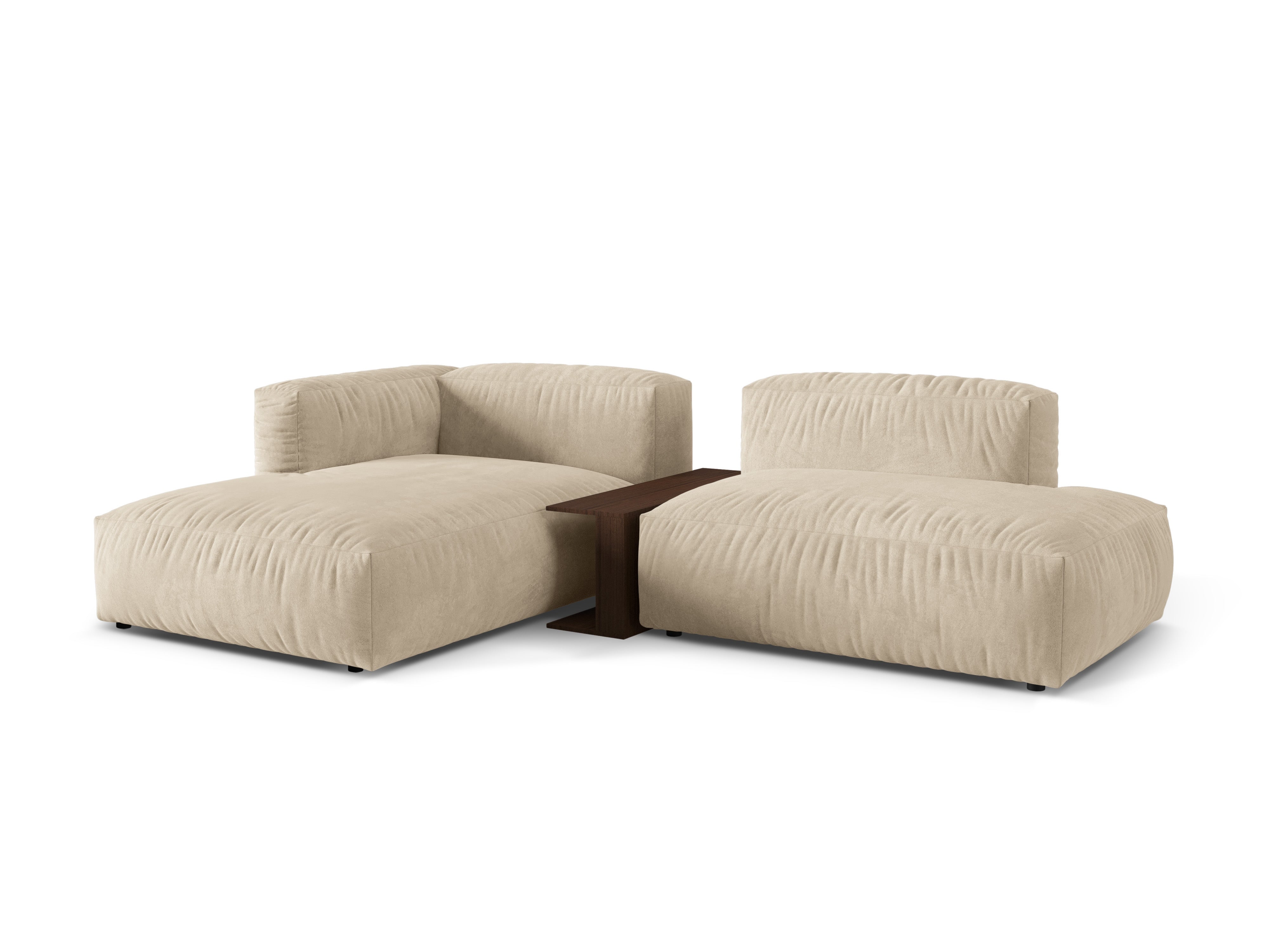 Ecksofa Martina, 285x176cm, Material: Samt