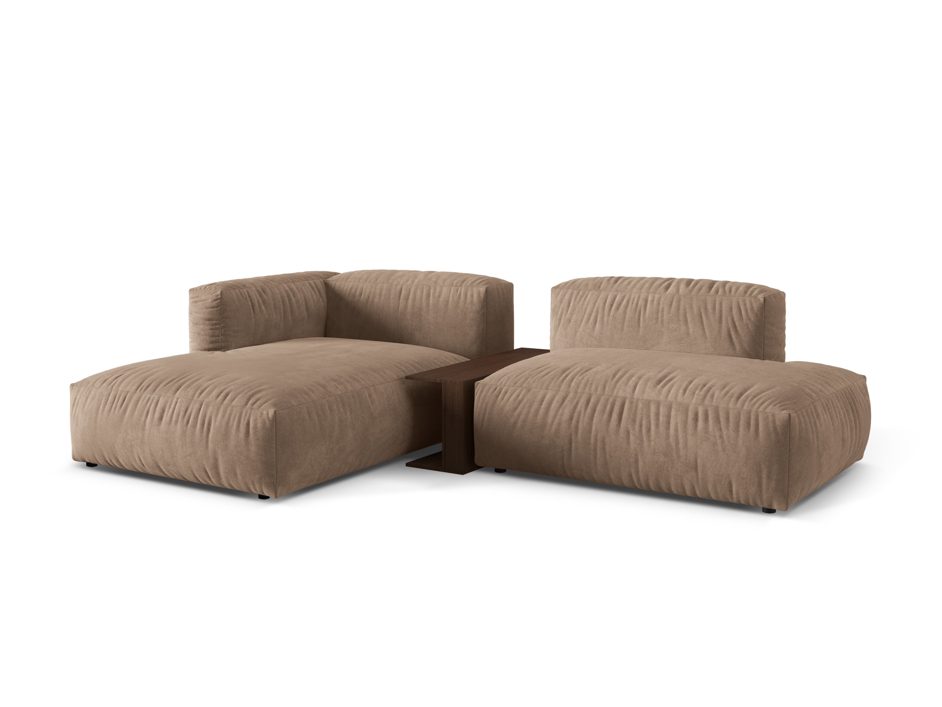 Ecksofa Martina, 285x176cm, Material: Samt
